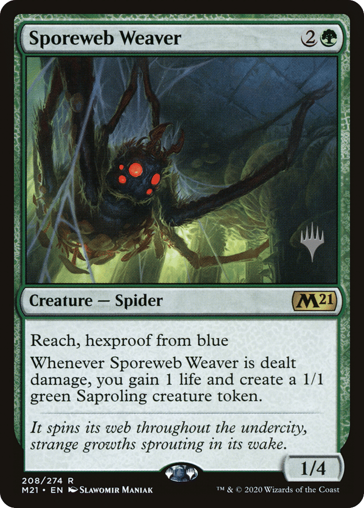 Sporeweb Weaver — Core Set 2021 Promos — Magic: The Gathering