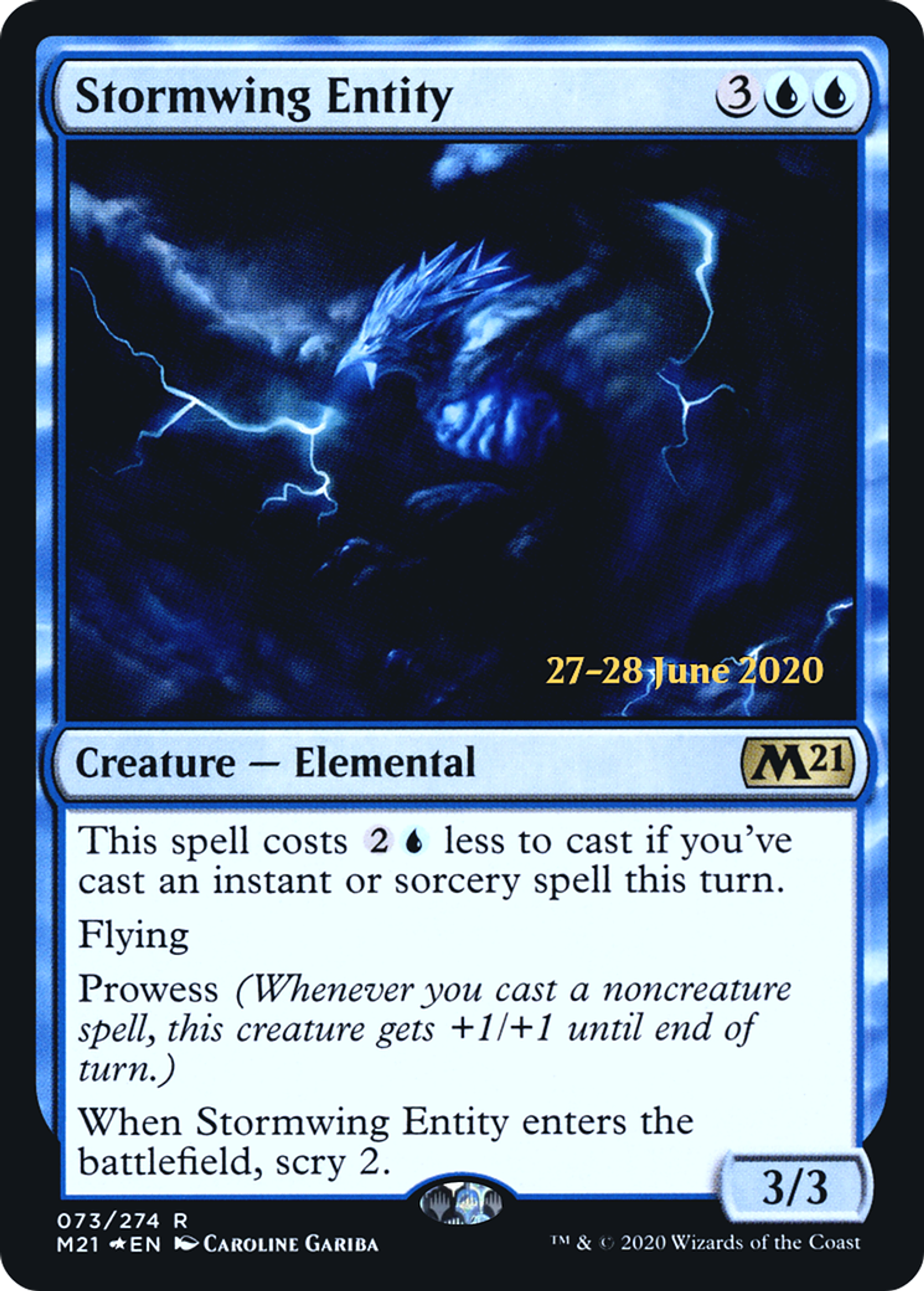 Stormwing Entity — Core Set 2021 Promos — Magic: The Gathering