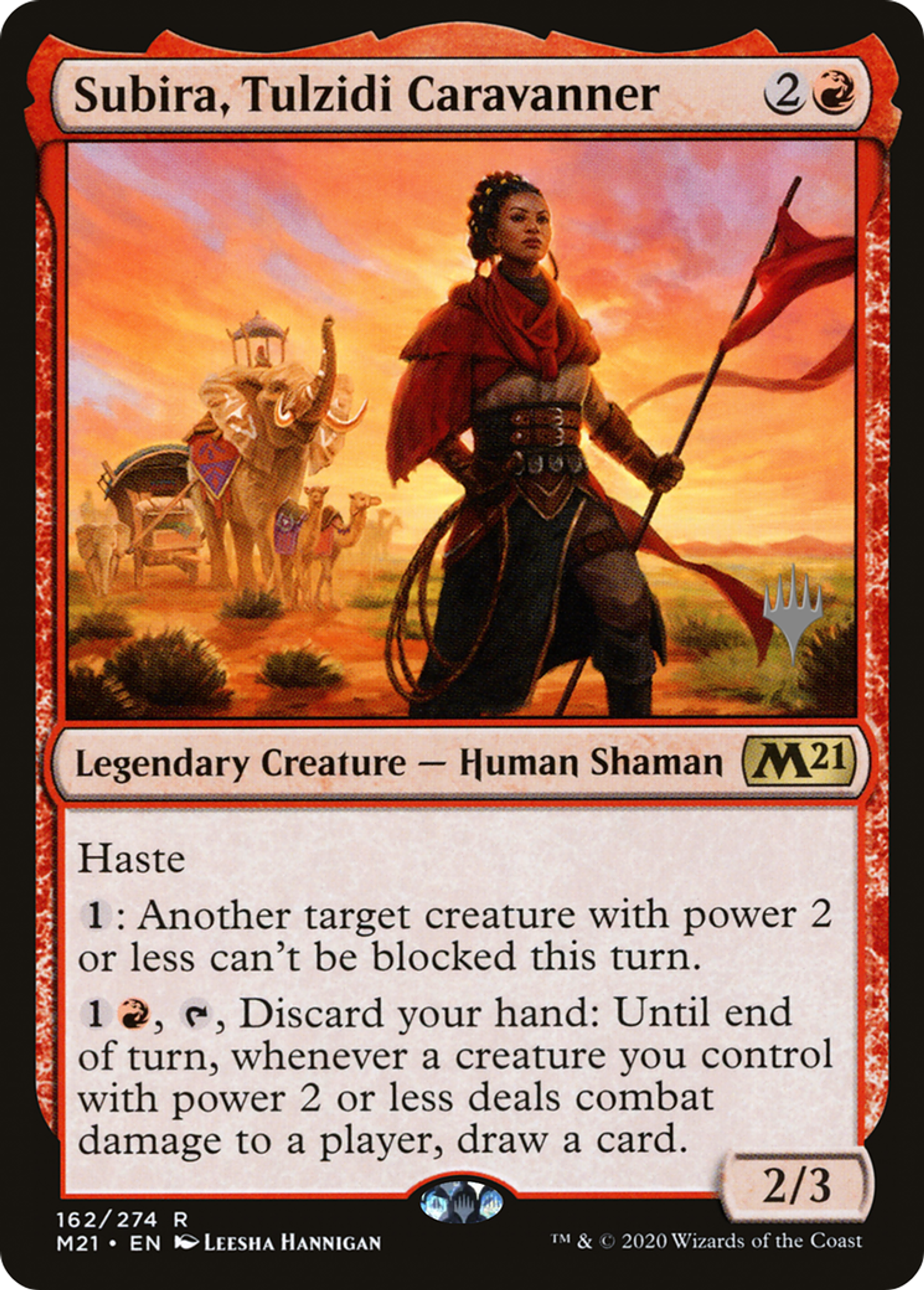 Subira, Tulzidi Caravanner — Core Set 2021 Promos — Magic: The Gathering