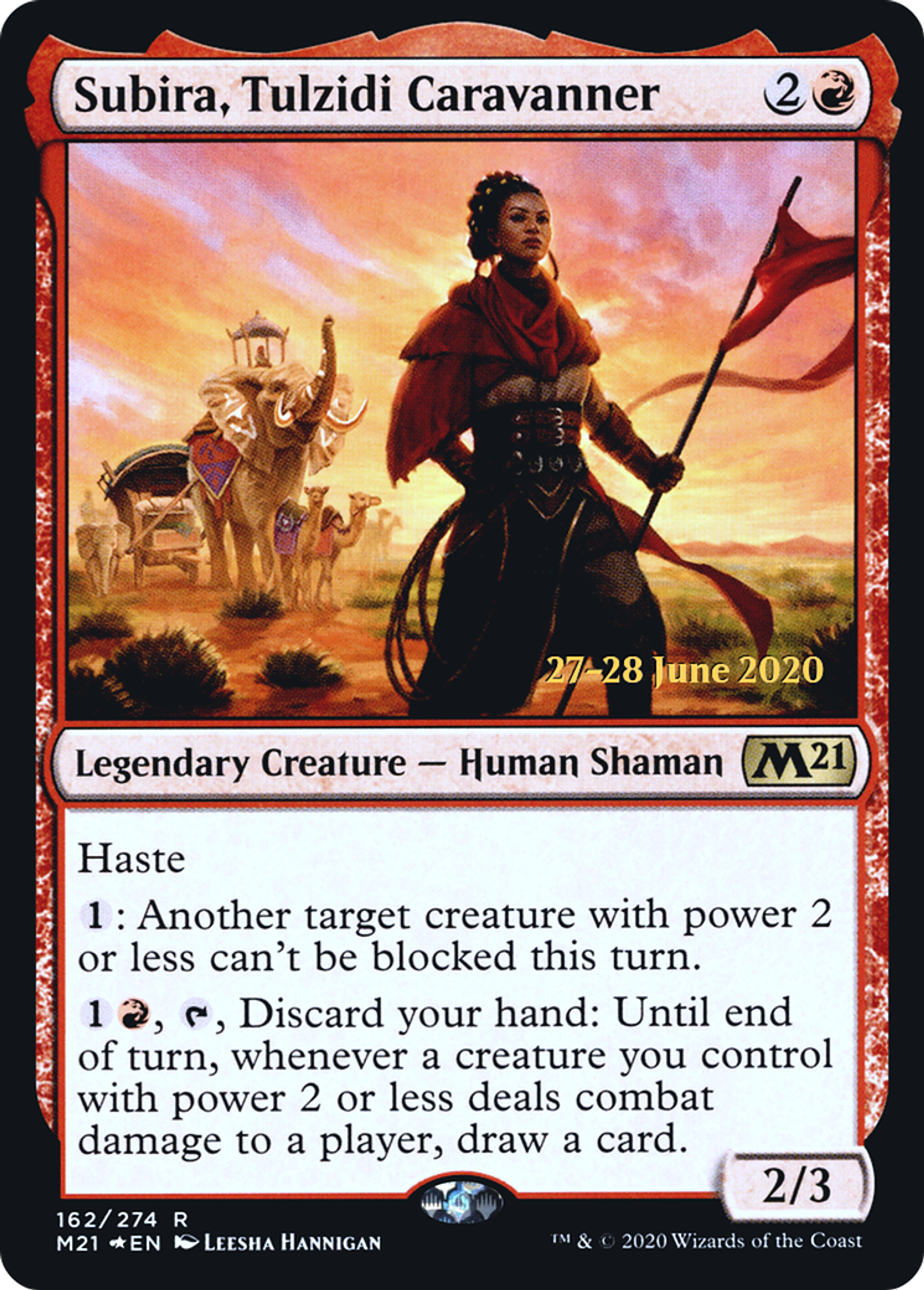 Subira, Tulzidi Caravanner — Core Set 2021 Promos — Magic: The Gathering