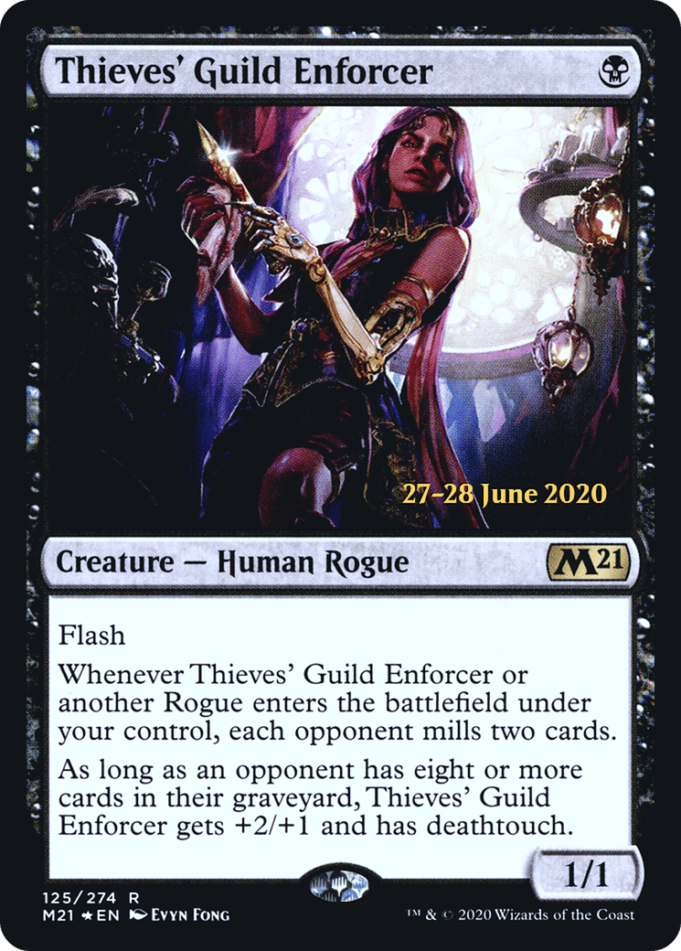 Thieves' Guild Enforcer — Core Set 2021 Promos — Magic: The Gathering