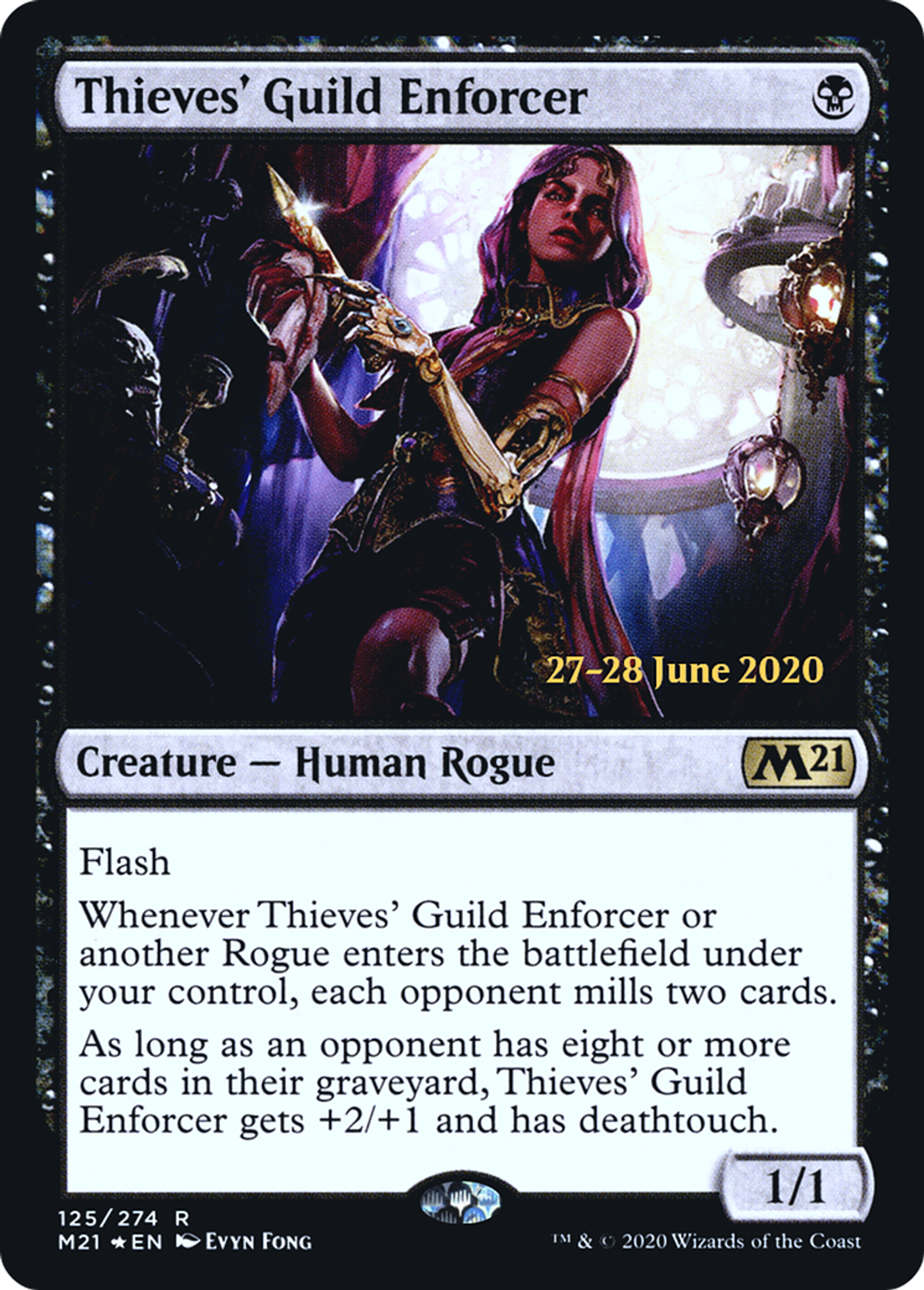 Thieves' Guild Enforcer — Core Set 2021 Promos — Magic: The Gathering