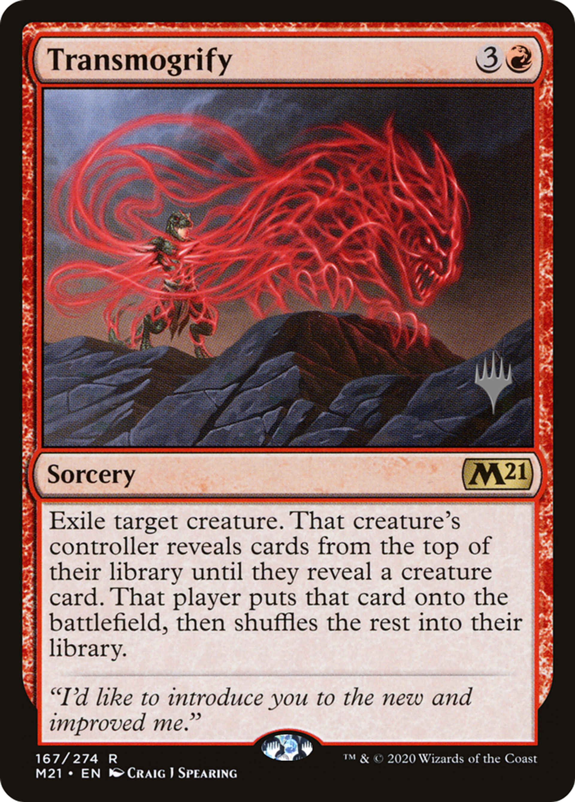 Transmogrify — Core Set 2021 Promos — Magic: The Gathering