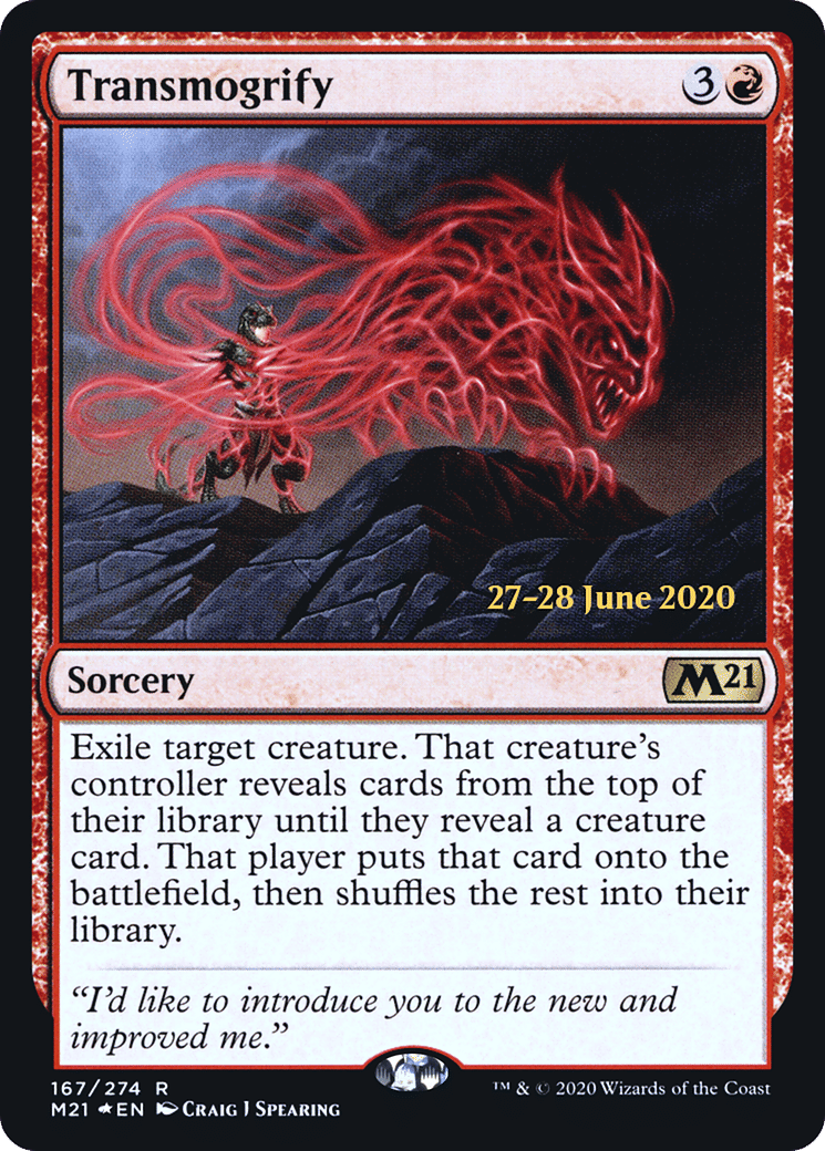 Transmogrify — Core Set 2021 Promos — Magic: The Gathering