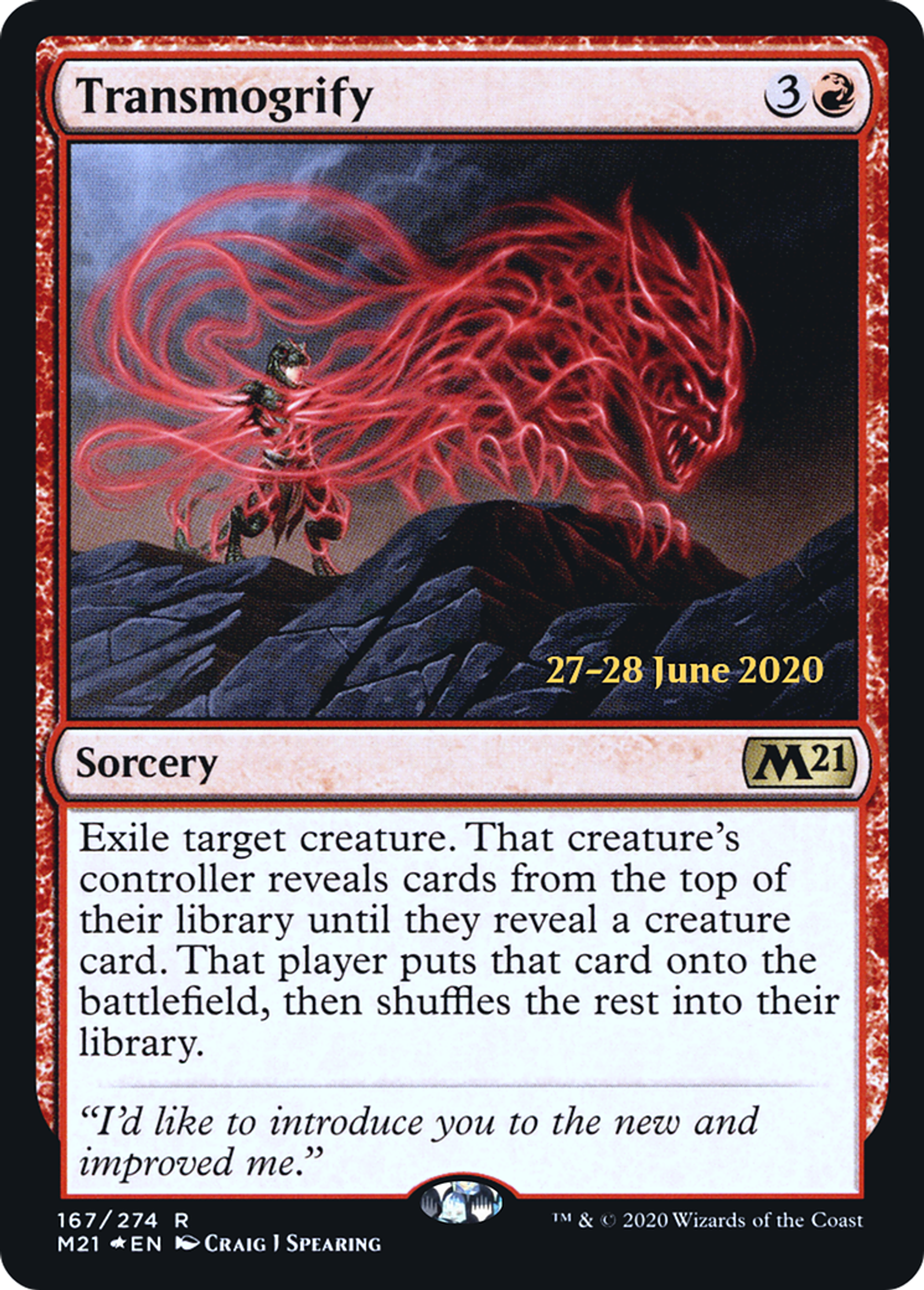 Transmogrify — Core Set 2021 Promos — Magic: The Gathering