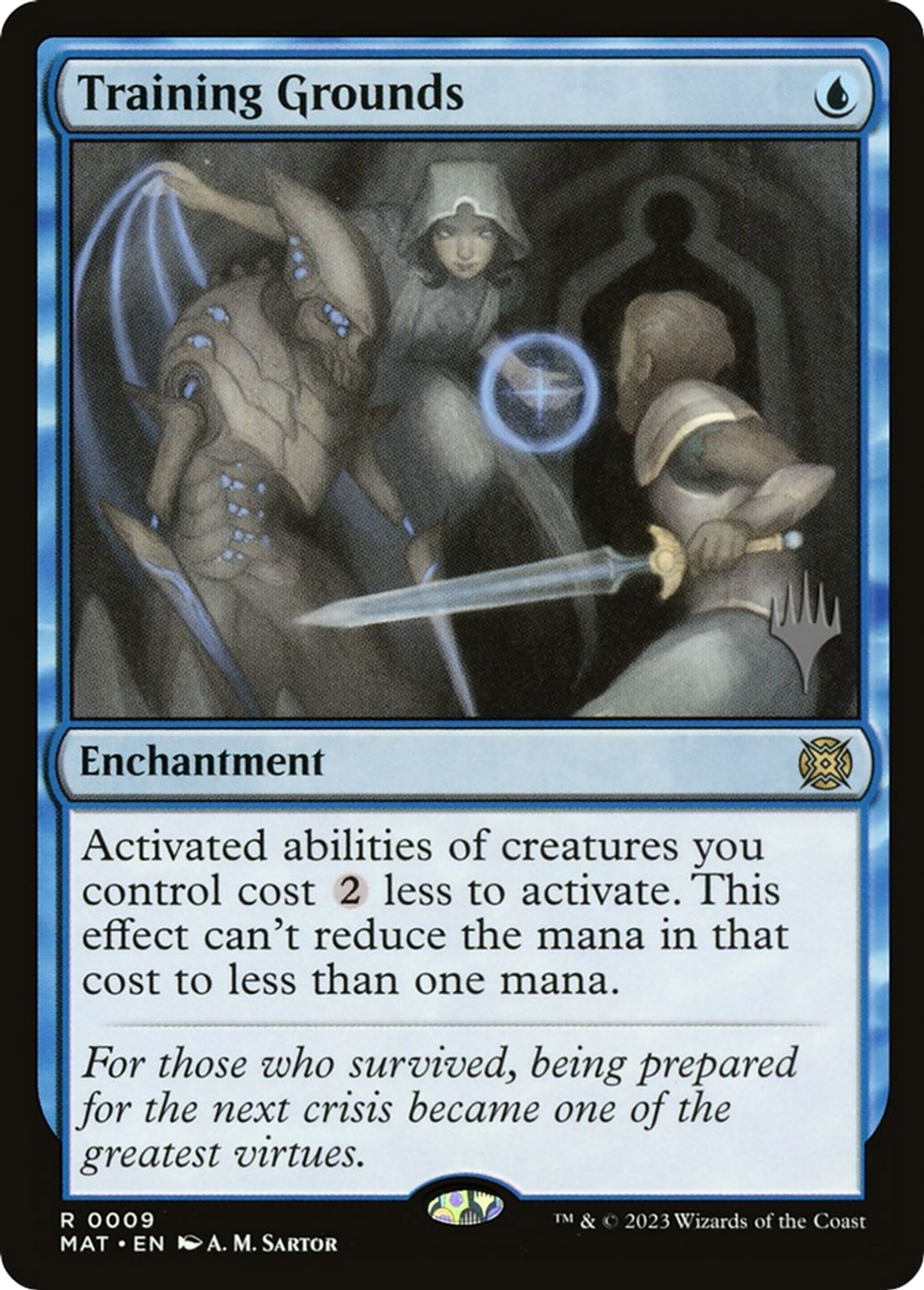 Training Grounds — March of the Machine: The Aftermath Promos — Magic: The Gathering