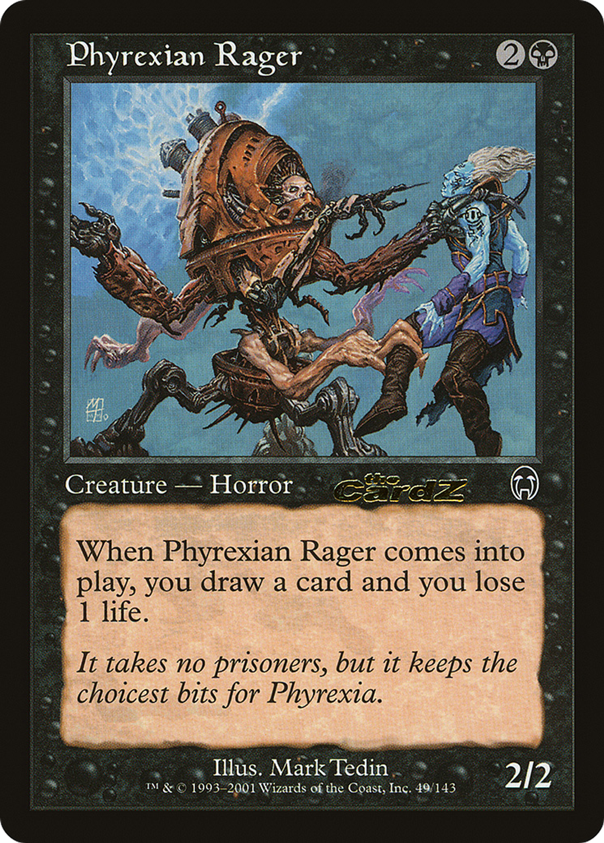Phyrexian Rager — Media and Collaboration Promos — Magic: The Gathering