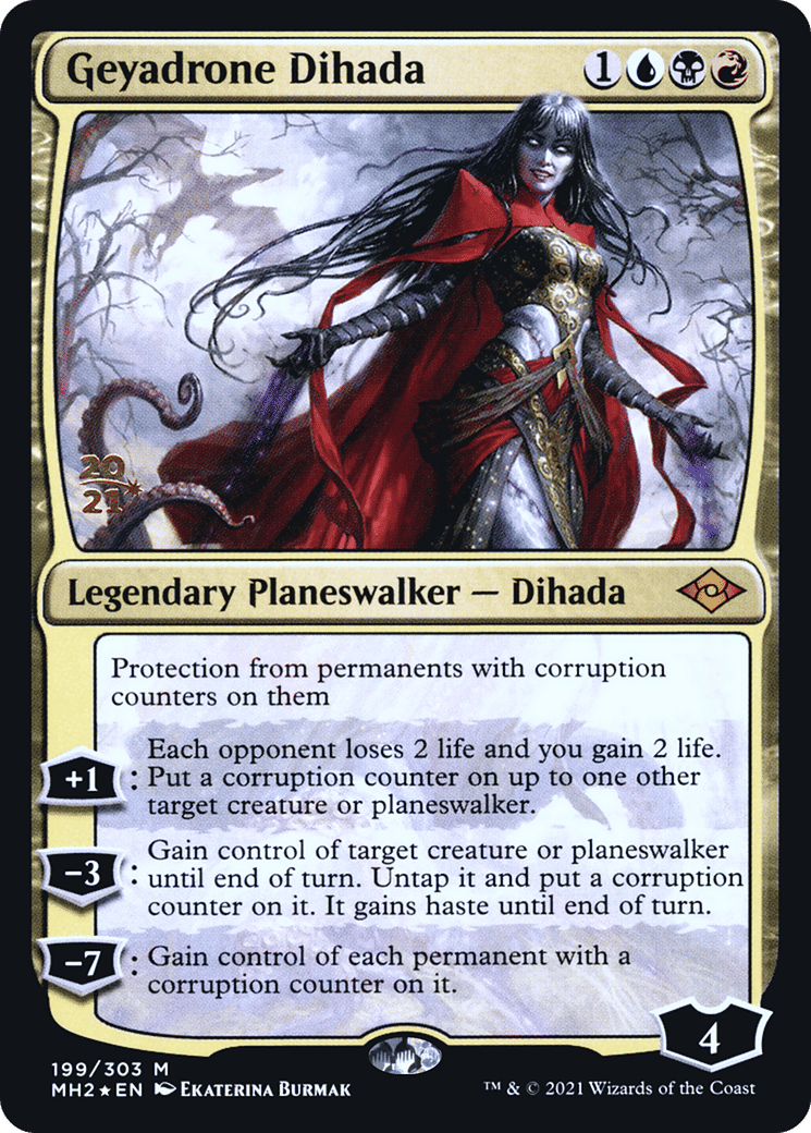 Geyadrone Dihada — Modern Horizons 2 Promos — Magic: The Gathering