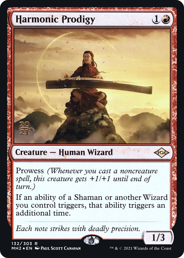 Harmonic Prodigy — Modern Horizons 2 Promos — Magic: The Gathering