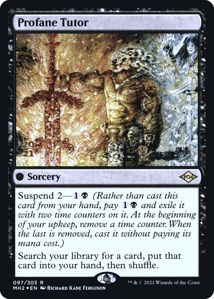 Profane Tutor — Modern Horizons 2 Promos — Magic: The Gathering