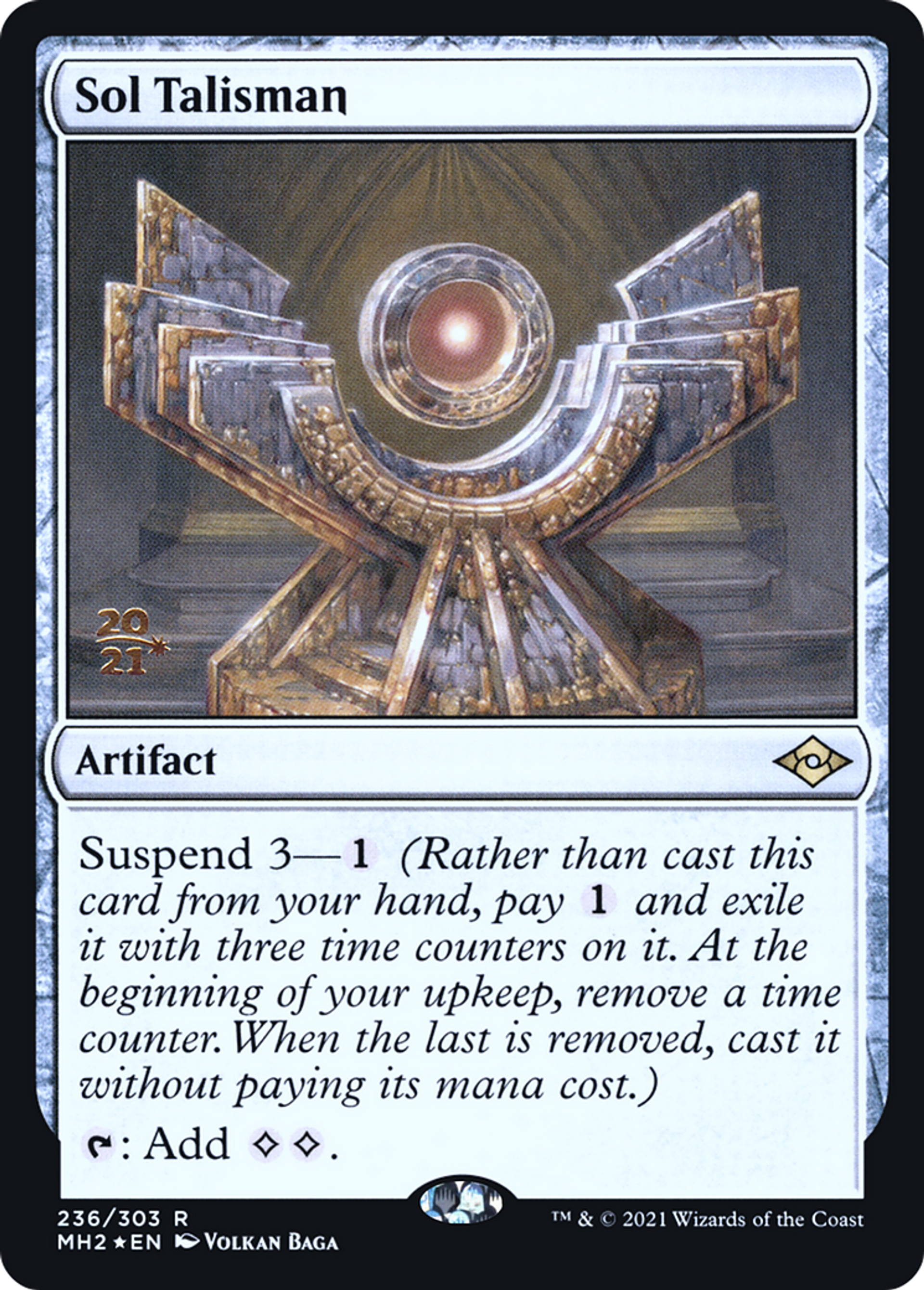 Talisman solaire — Modern Horizons 2 Promos — Magic: The Gathering