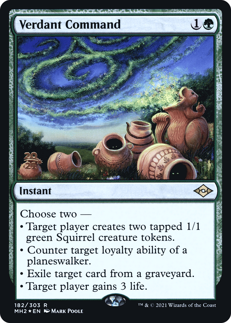 Verdant Command — Modern Horizons 2 Promos — Magic: The Gathering