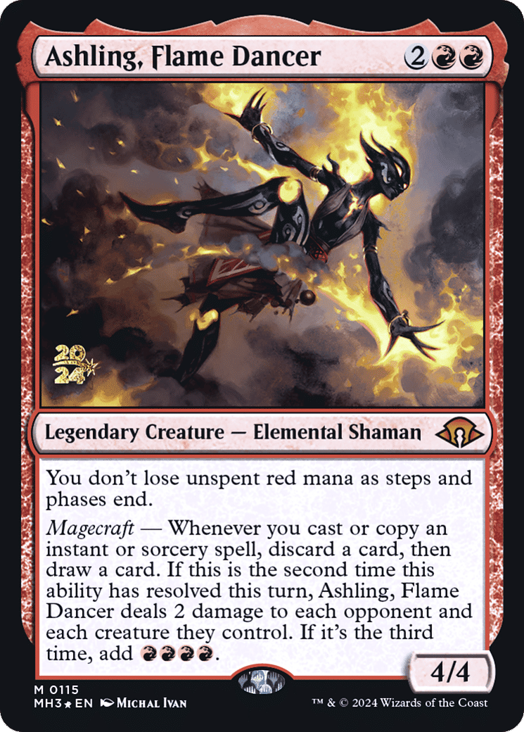 Cendreline, danseuse de flammes — Modern Horizons 3 Promos — Magic: The Gathering