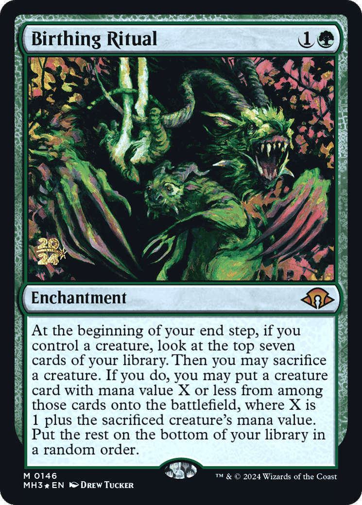 Birthing Ritual — Modern Horizons 3 Promos — Magic: The Gathering
