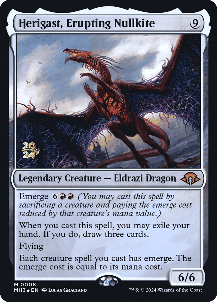 Herigast, Erupting Nullkite — Modern Horizons 3 Promos — Magic: The Gathering