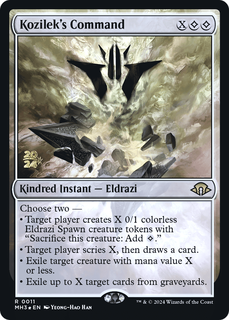 Kozilek's Command — Modern Horizons 3 Promos — Magic: The Gathering
