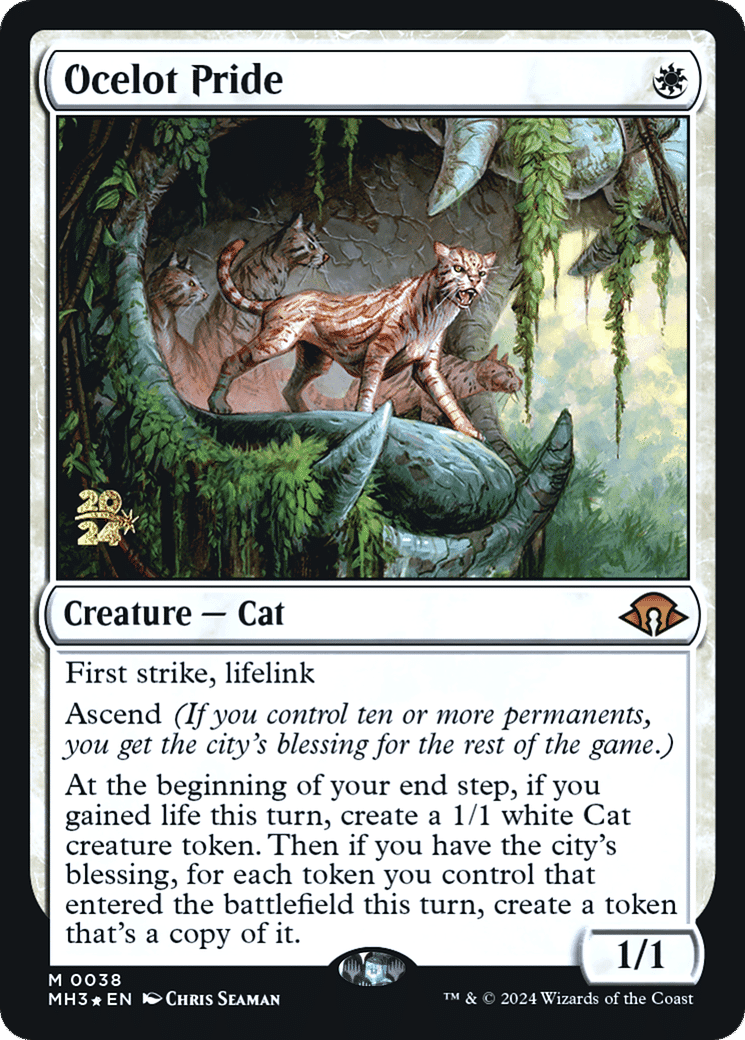 Ocelot Pride — Modern Horizons 3 Promos — Magic: The Gathering
