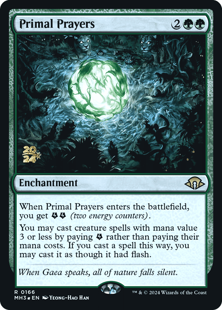 Primal Prayers — Modern Horizons 3 Promos — Magic: The Gathering