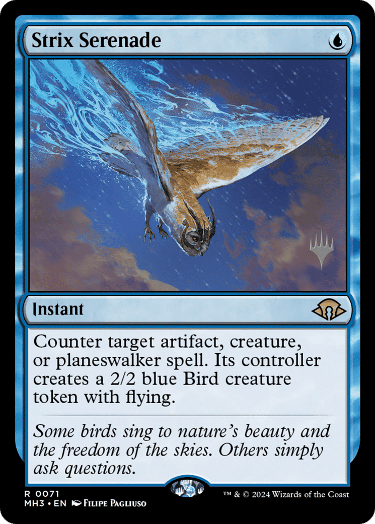 Strix Serenade — Modern Horizons 3 Promos — Magic: The Gathering
