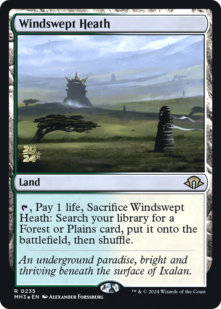 Windswept Heath — Modern Horizons 3 Promos — Magic: The Gathering