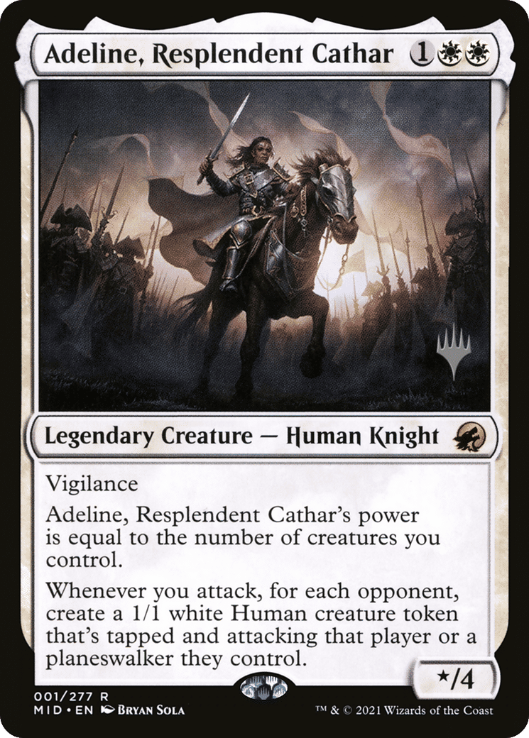 Adeline, Resplendent Cathar — Innistrad: Midnight Hunt Promos — Magic: The Gathering
