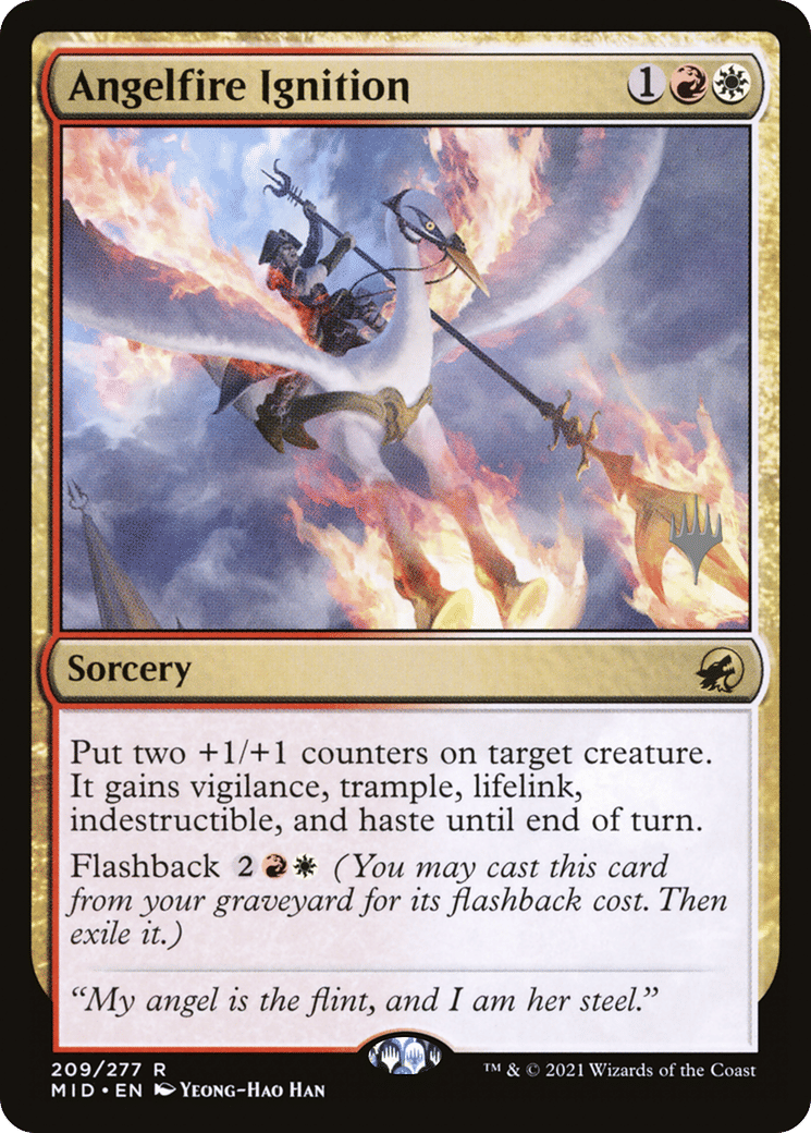 Angelfire Ignition — Innistrad: Midnight Hunt Promos — Magic: The Gathering