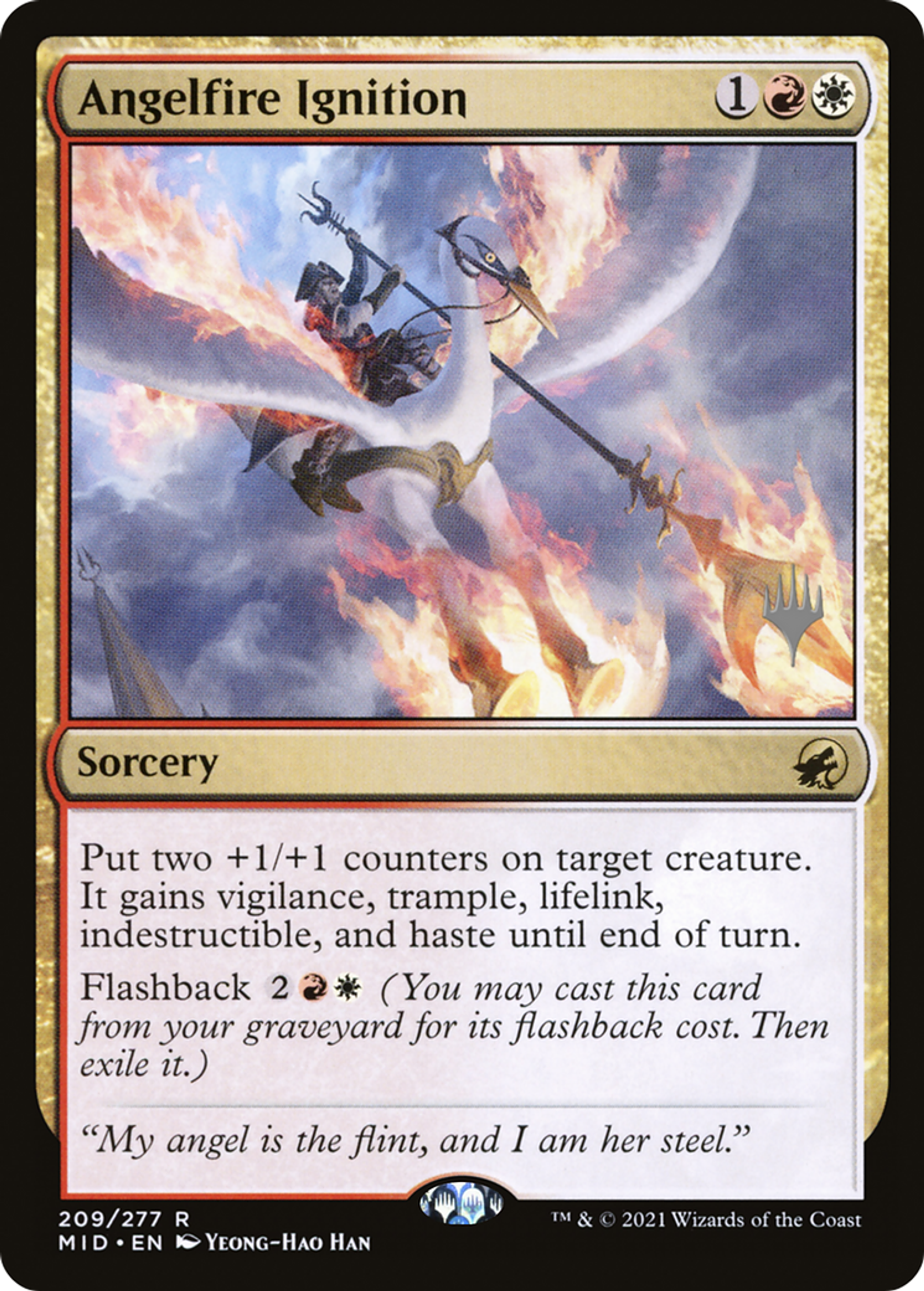Angelfire Ignition — Innistrad: Midnight Hunt Promos — Magic: The Gathering