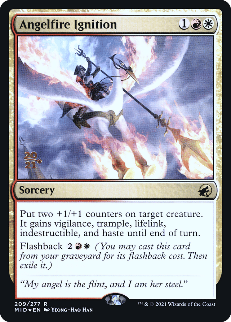 Angelfire Ignition — Innistrad: Midnight Hunt Promos — Magic: The Gathering