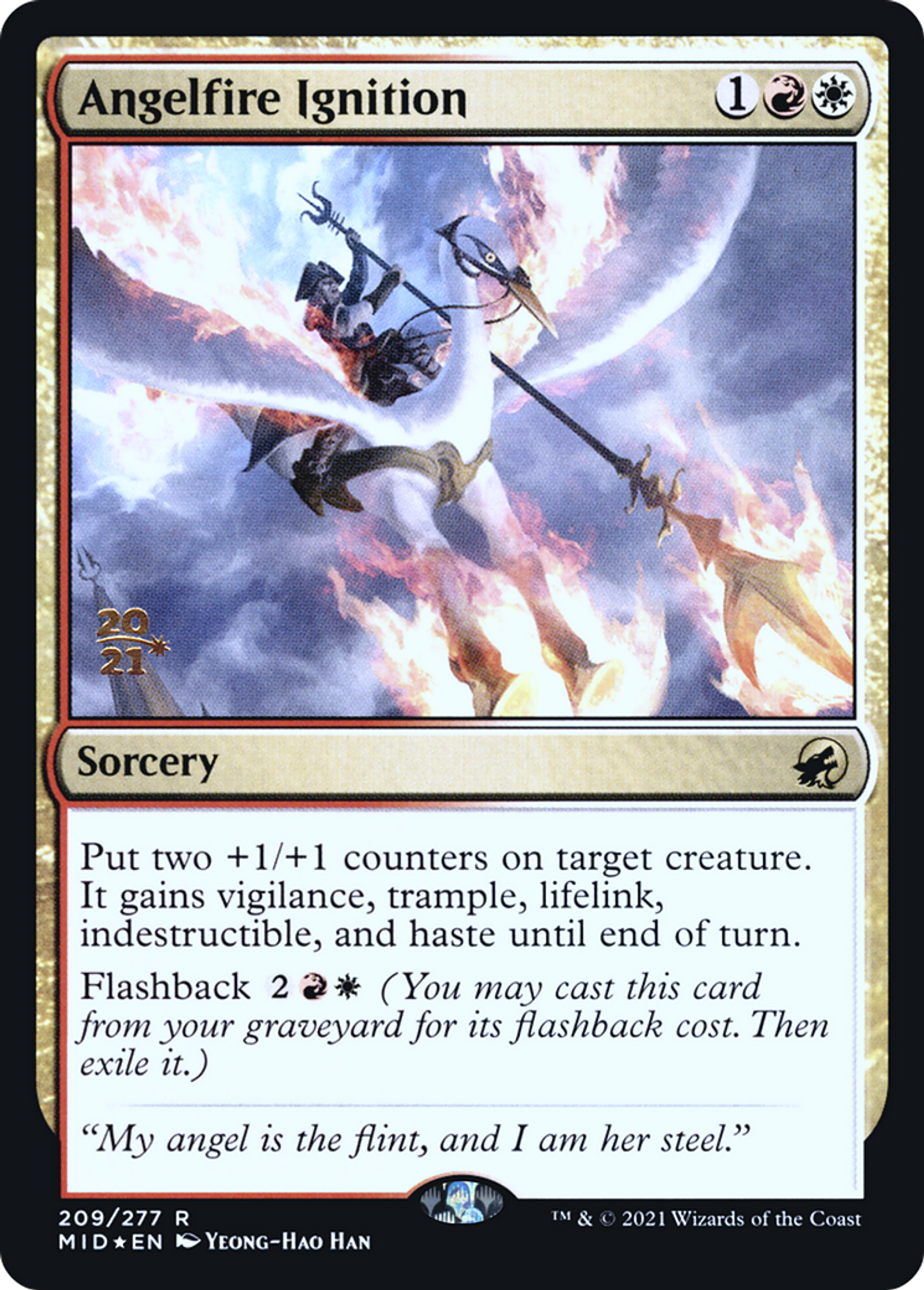 Angelfire Ignition — Innistrad: Midnight Hunt Promos — Magic: The Gathering