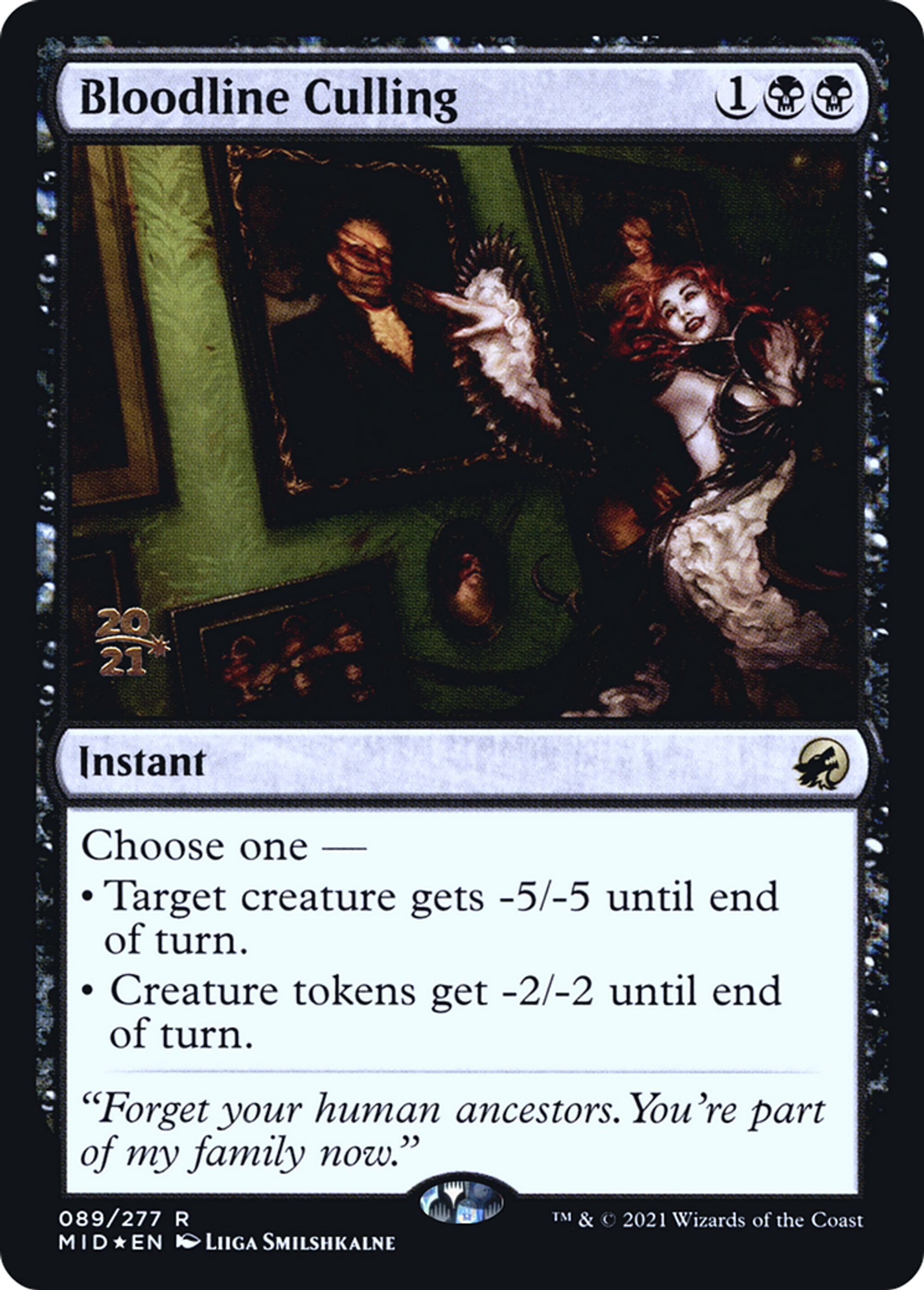 Bloodline Culling — Innistrad: Midnight Hunt Promos — Magic: The Gathering