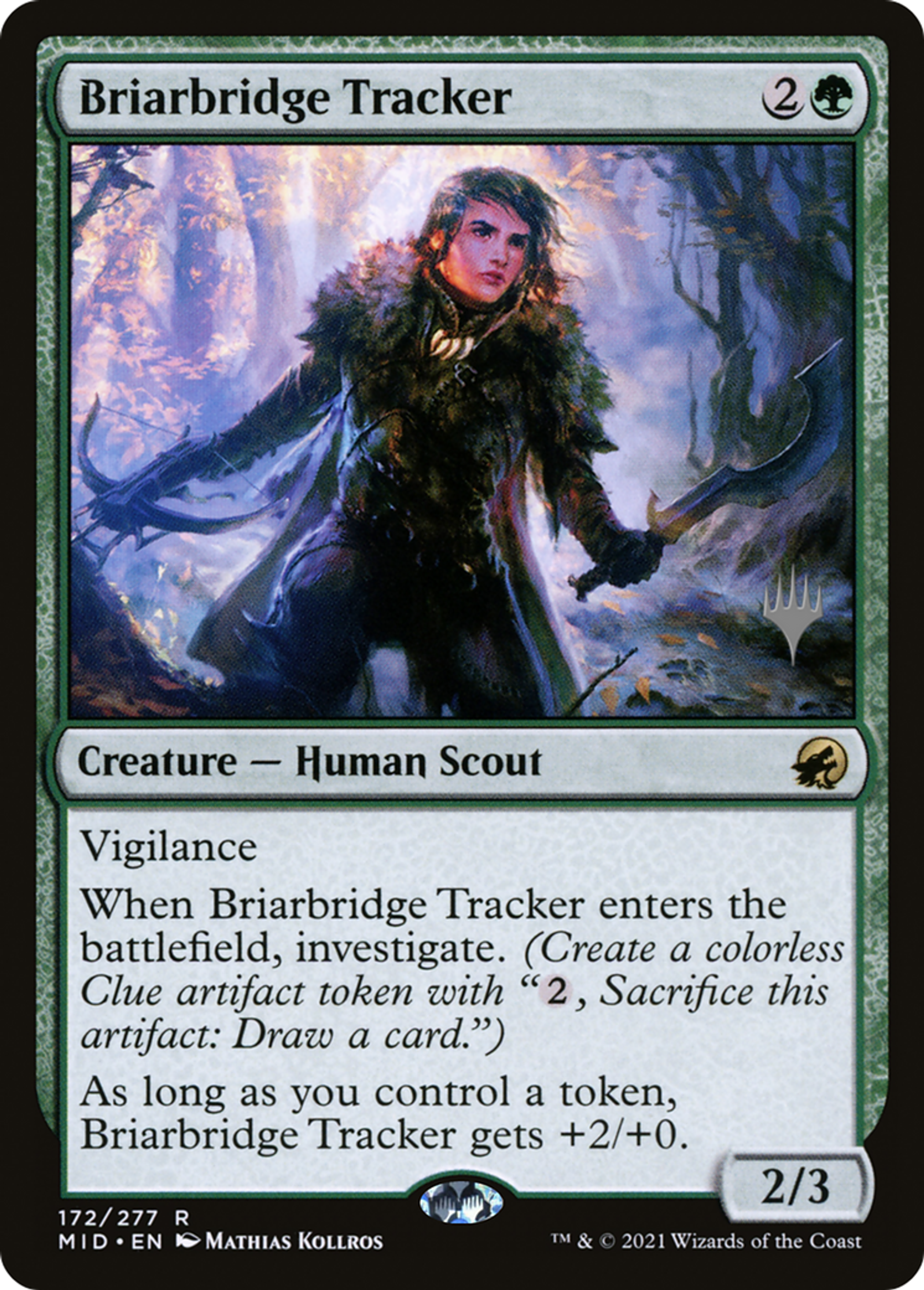 Briarbridge Tracker — Innistrad: Midnight Hunt Promos — Magic: The Gathering