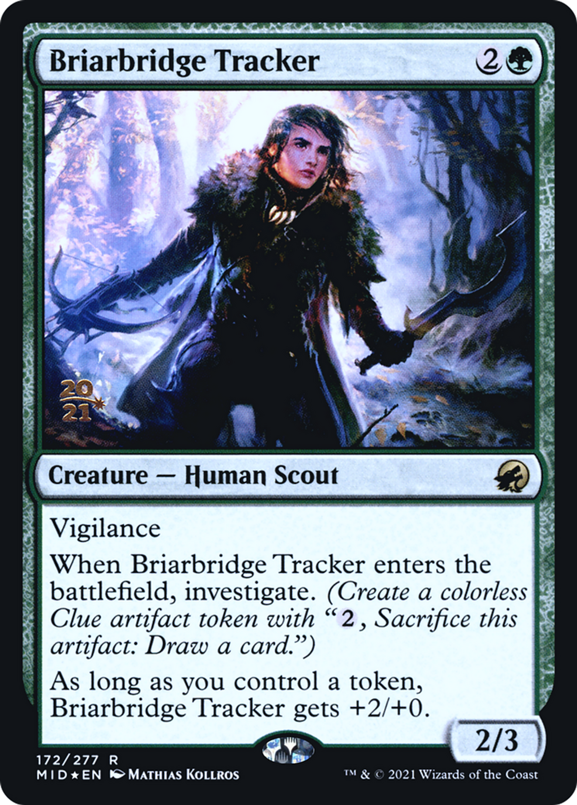 Briarbridge Tracker — Innistrad: Midnight Hunt Promos — Magic: The Gathering