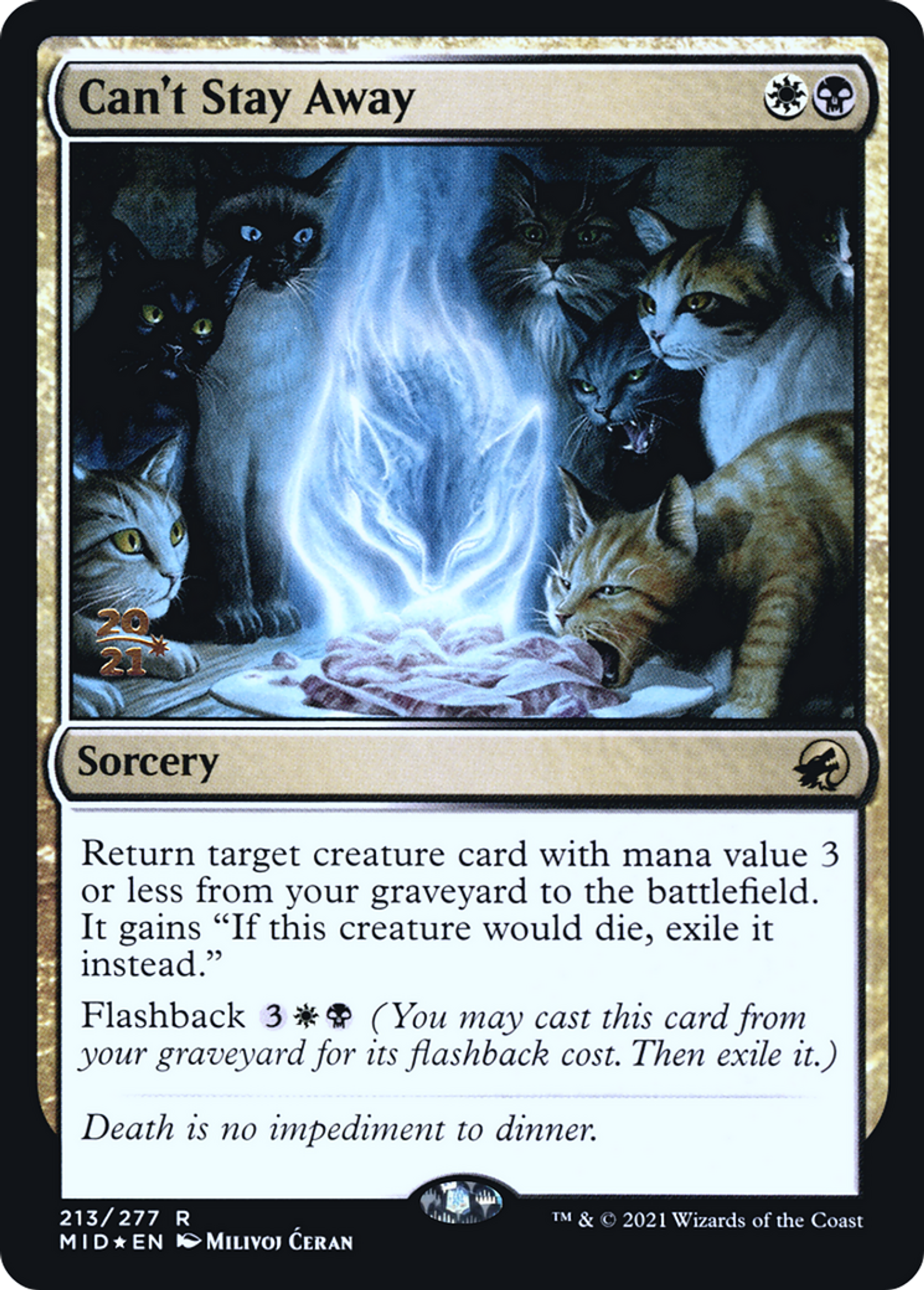 Can't Stay Away — Innistrad: Midnight Hunt Promos — Magic: The Gathering