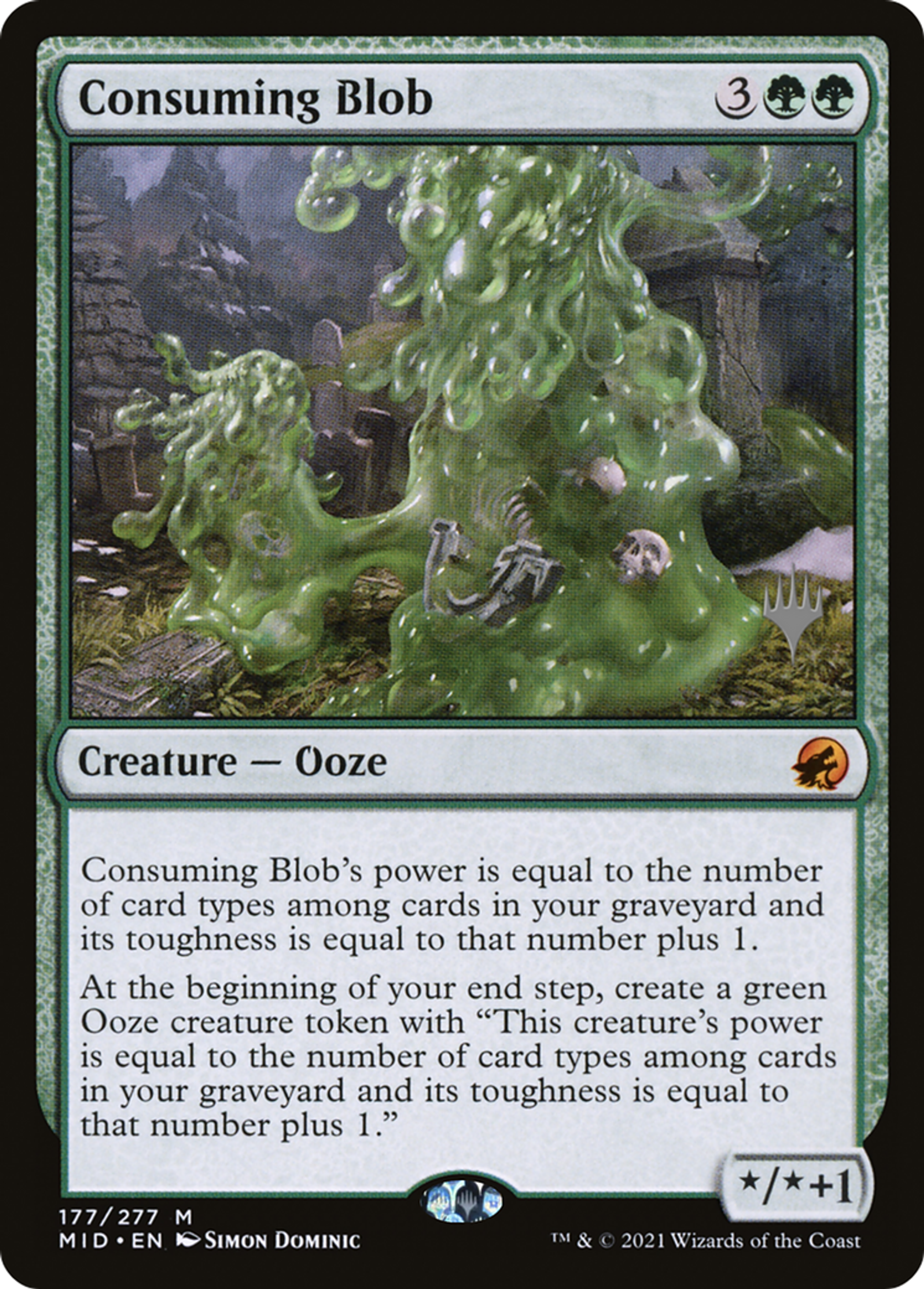 Consuming Blob — Innistrad: Midnight Hunt Promos — Magic: The Gathering