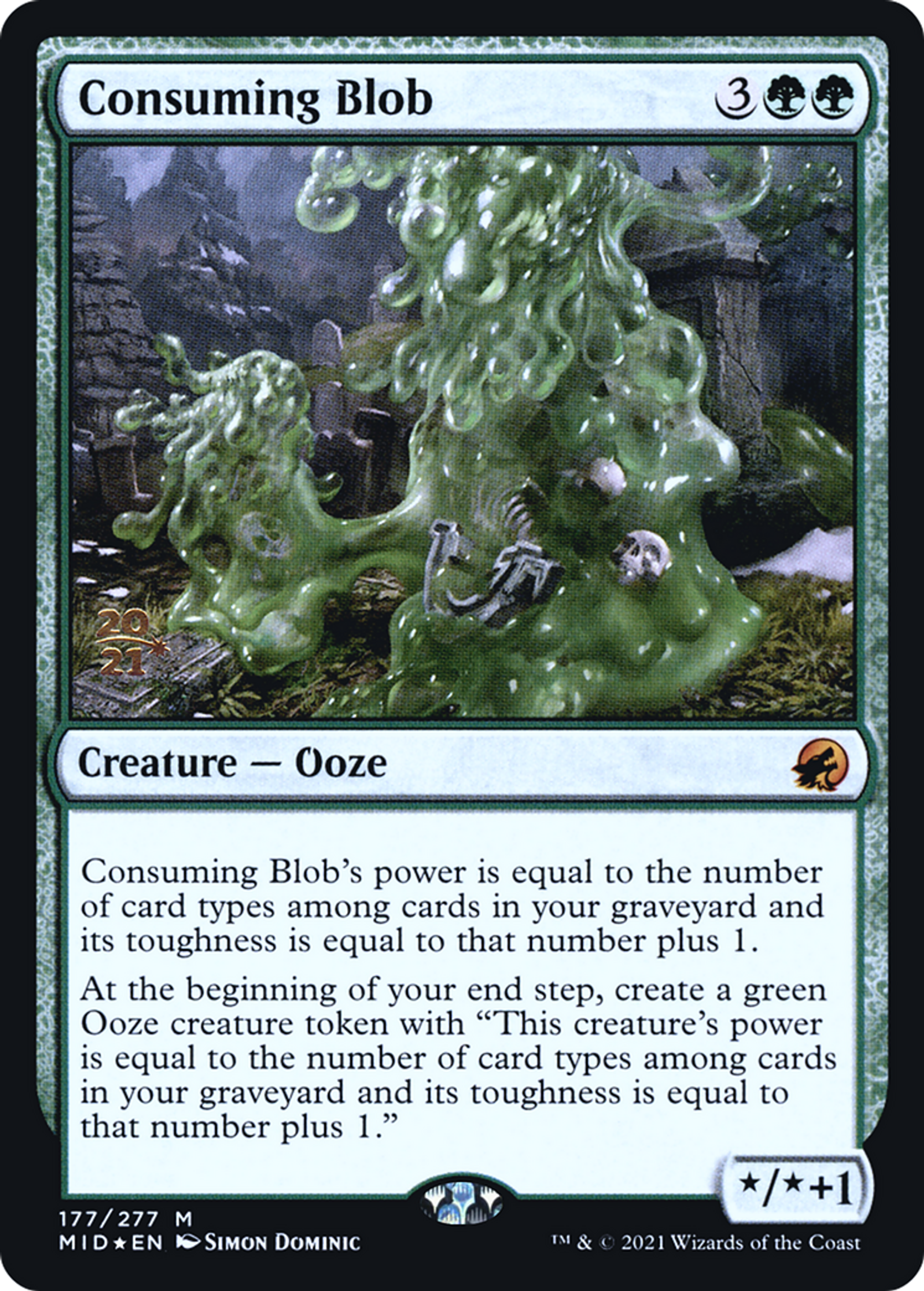 Consuming Blob — Innistrad: Midnight Hunt Promos — Magic: The Gathering