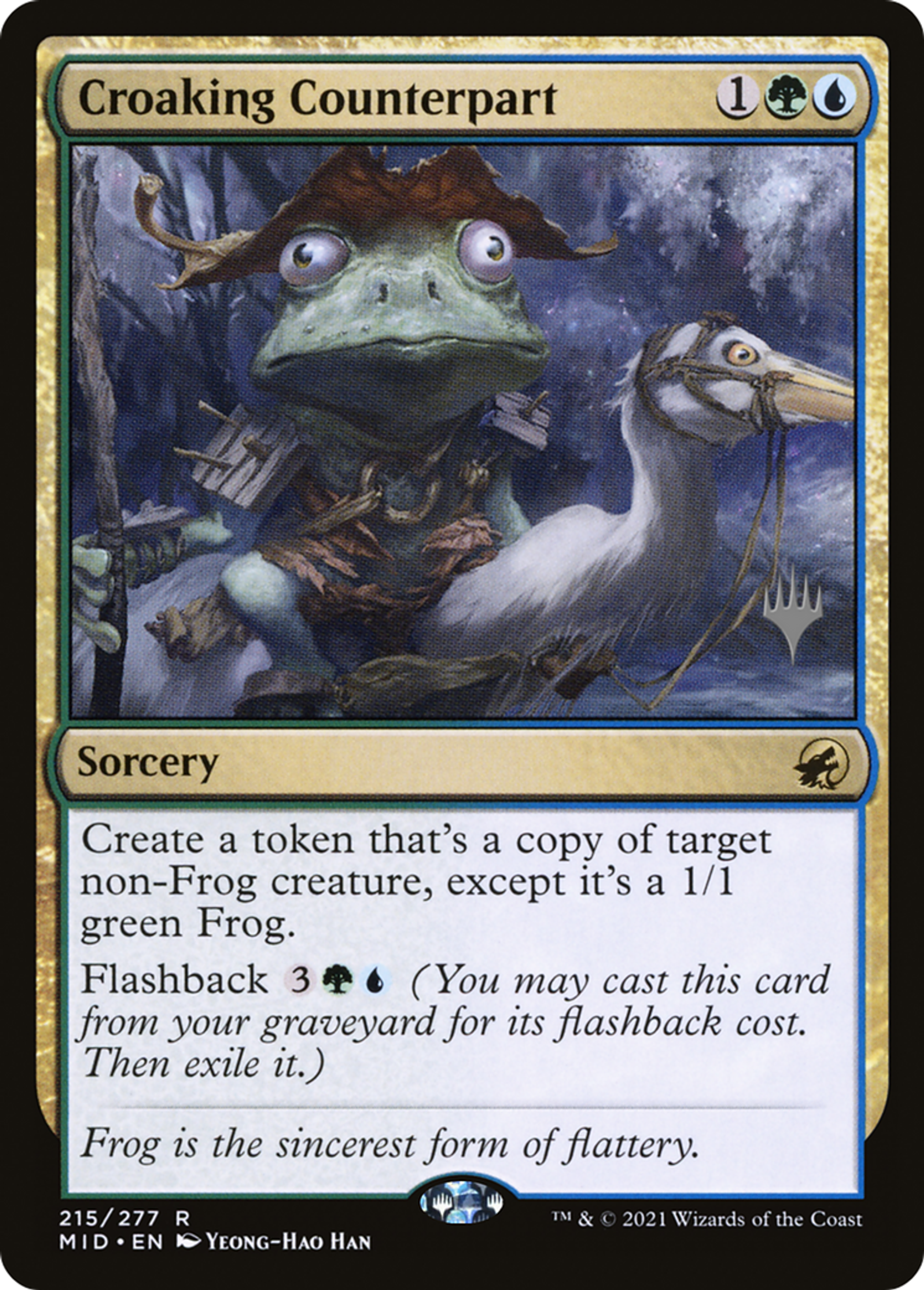 Croaking Counterpart — Innistrad: Midnight Hunt Promos — Magic: The Gathering