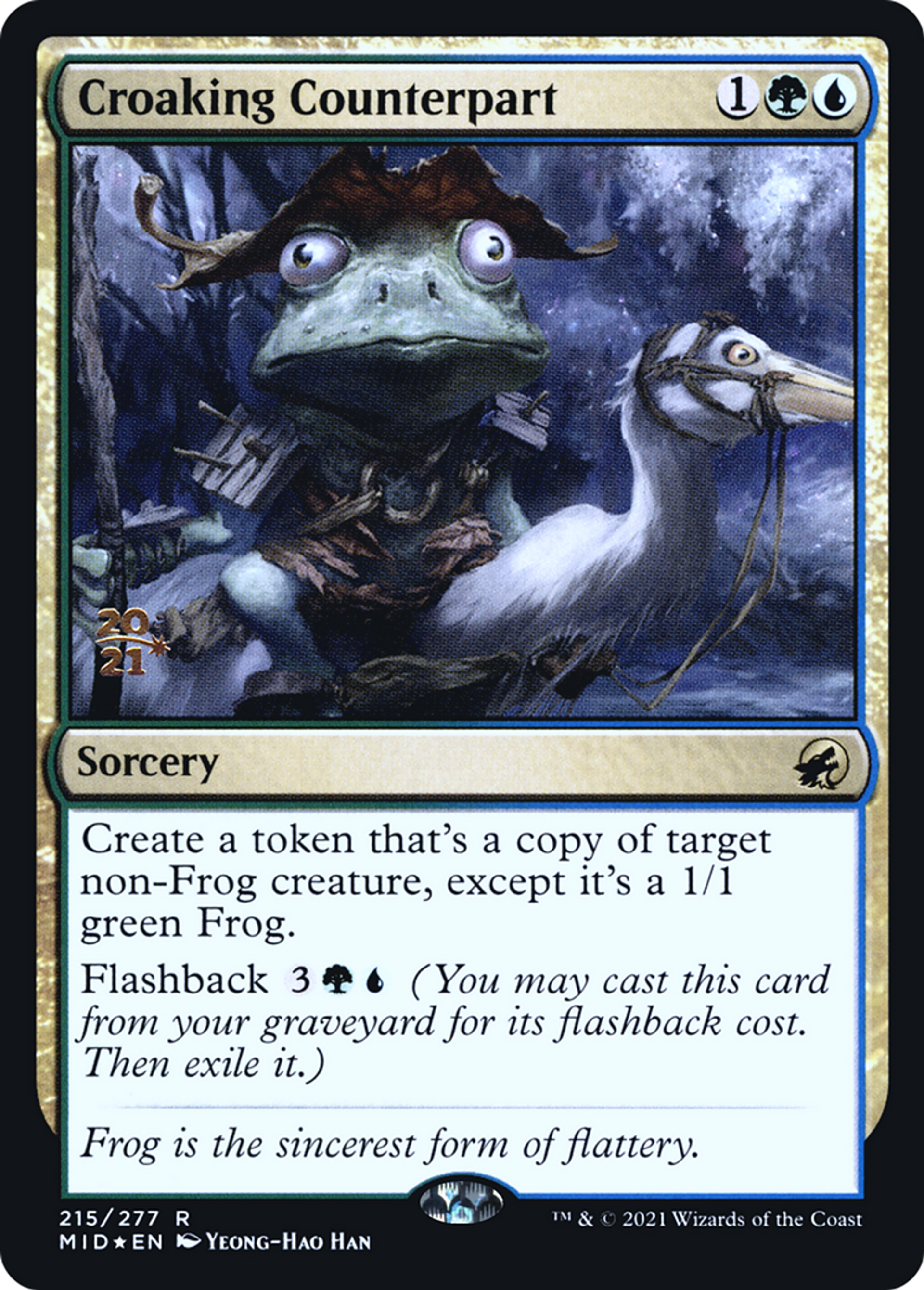 Croaking Counterpart — Innistrad: Midnight Hunt Promos — Magic: The Gathering