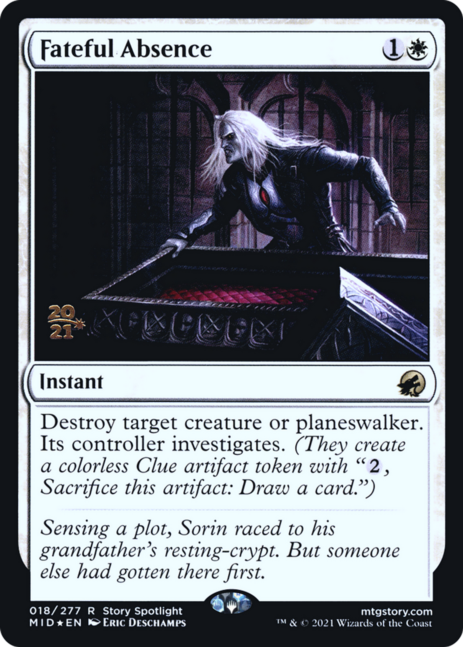 Fateful Absence — Innistrad: Midnight Hunt Promos — Magic: The Gathering
