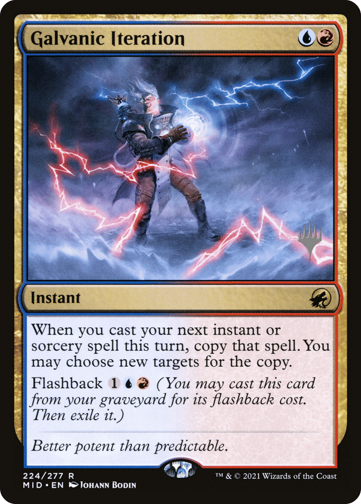 Galvanic Iteration — Innistrad: Midnight Hunt Promos — Magic: The Gathering