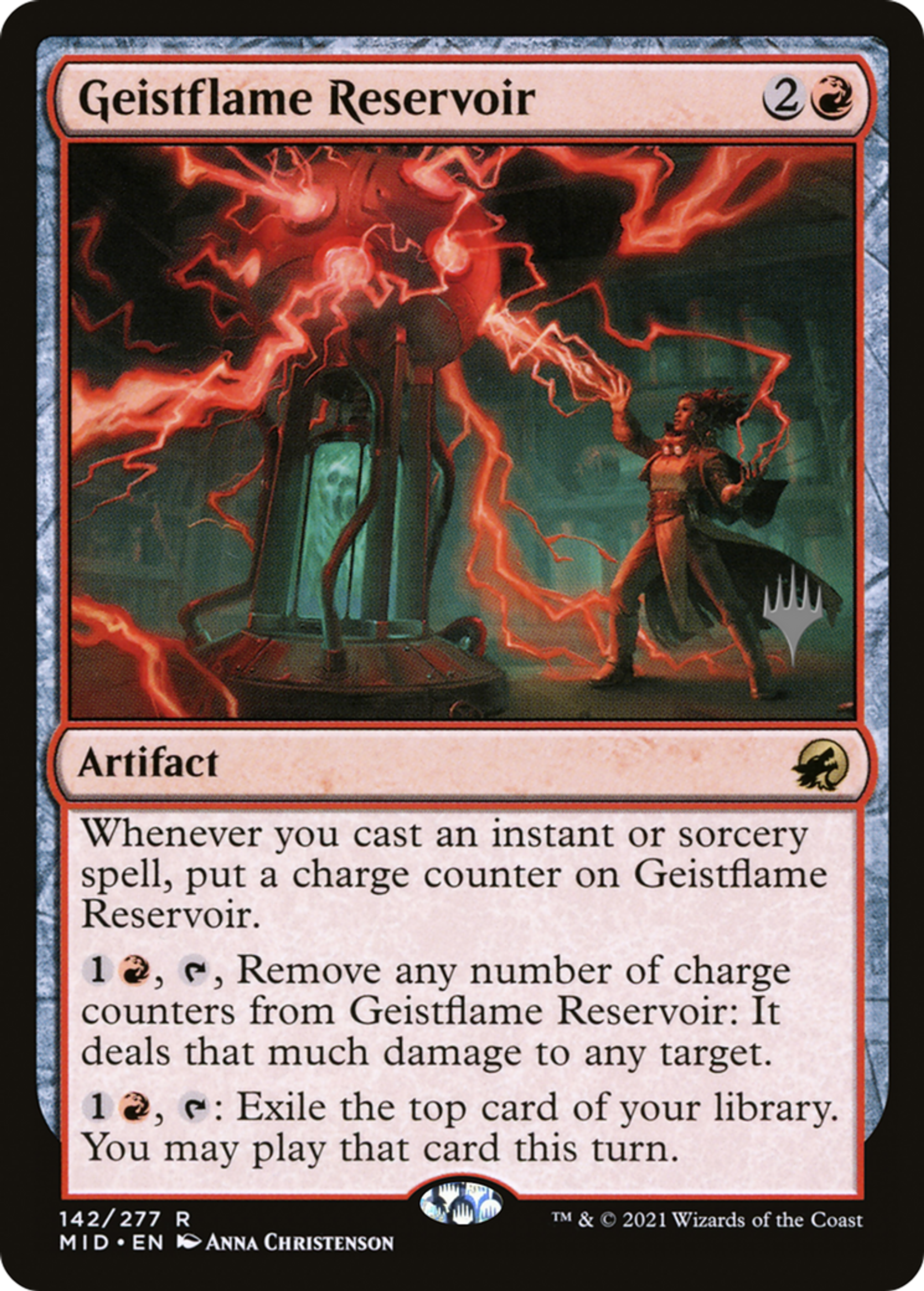 Geistflame Reservoir — Innistrad: Midnight Hunt Promos — Magic: The Gathering