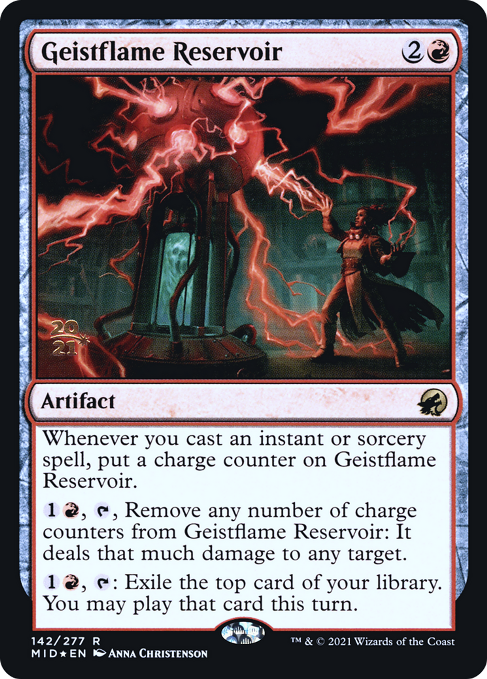 Geistflame Reservoir — Innistrad: Midnight Hunt Promos — Magic: The Gathering