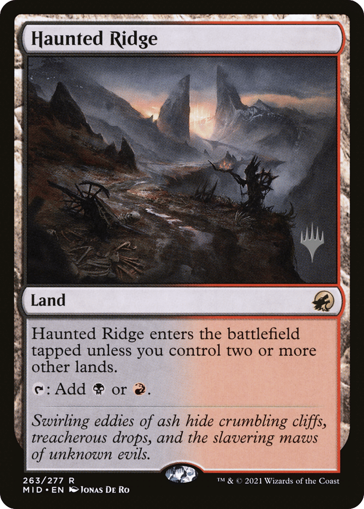 Haunted Ridge — Innistrad: Midnight Hunt Promos — Magic: The Gathering