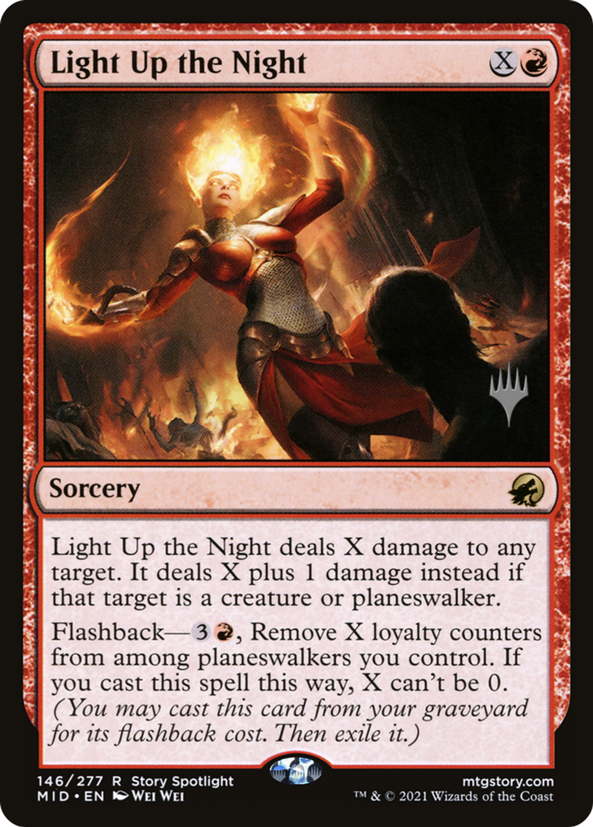 Light Up the Night — Innistrad: Midnight Hunt Promos — Magic: The Gathering