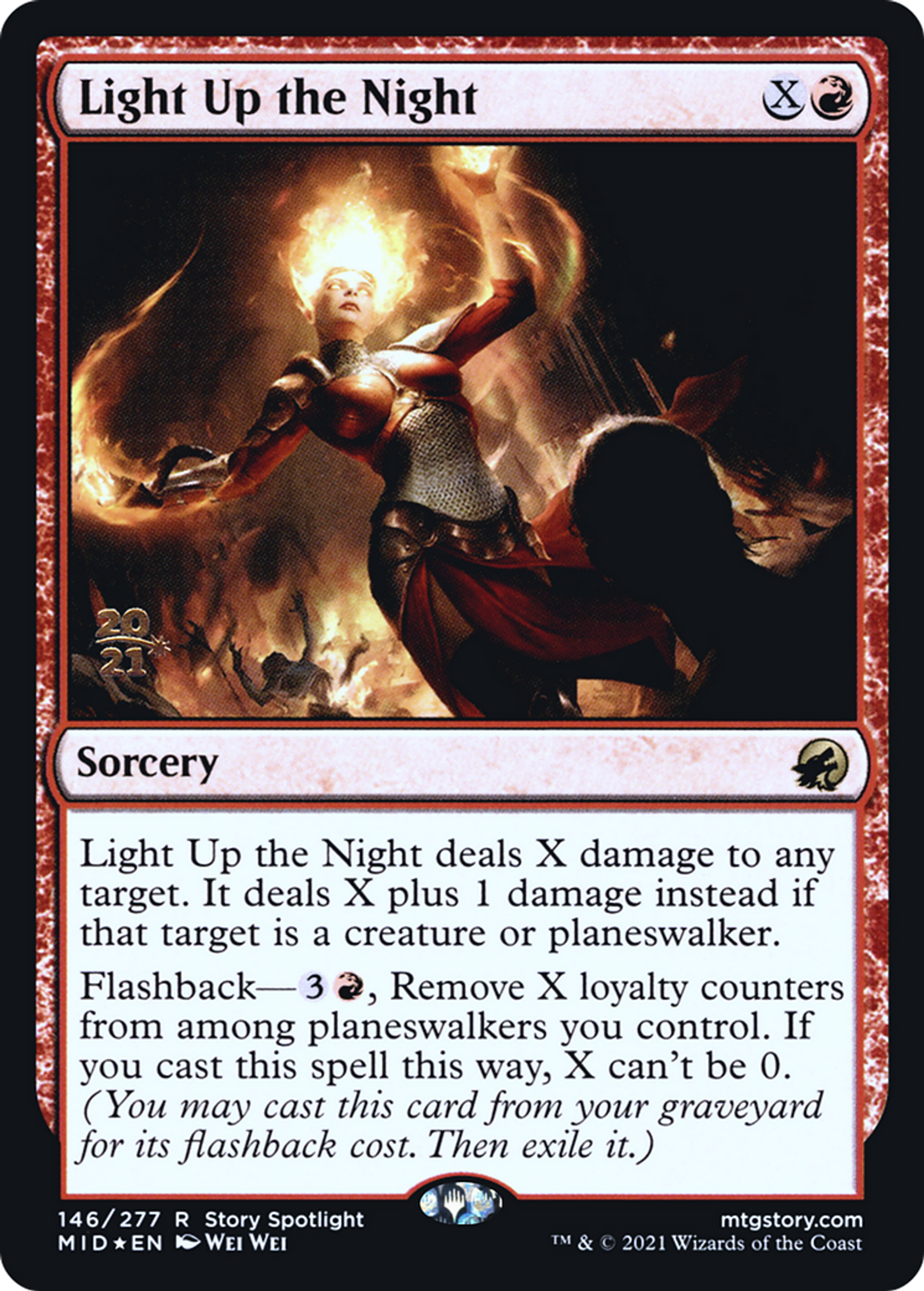 Light Up the Night — Innistrad: Midnight Hunt Promos — Magic: The Gathering