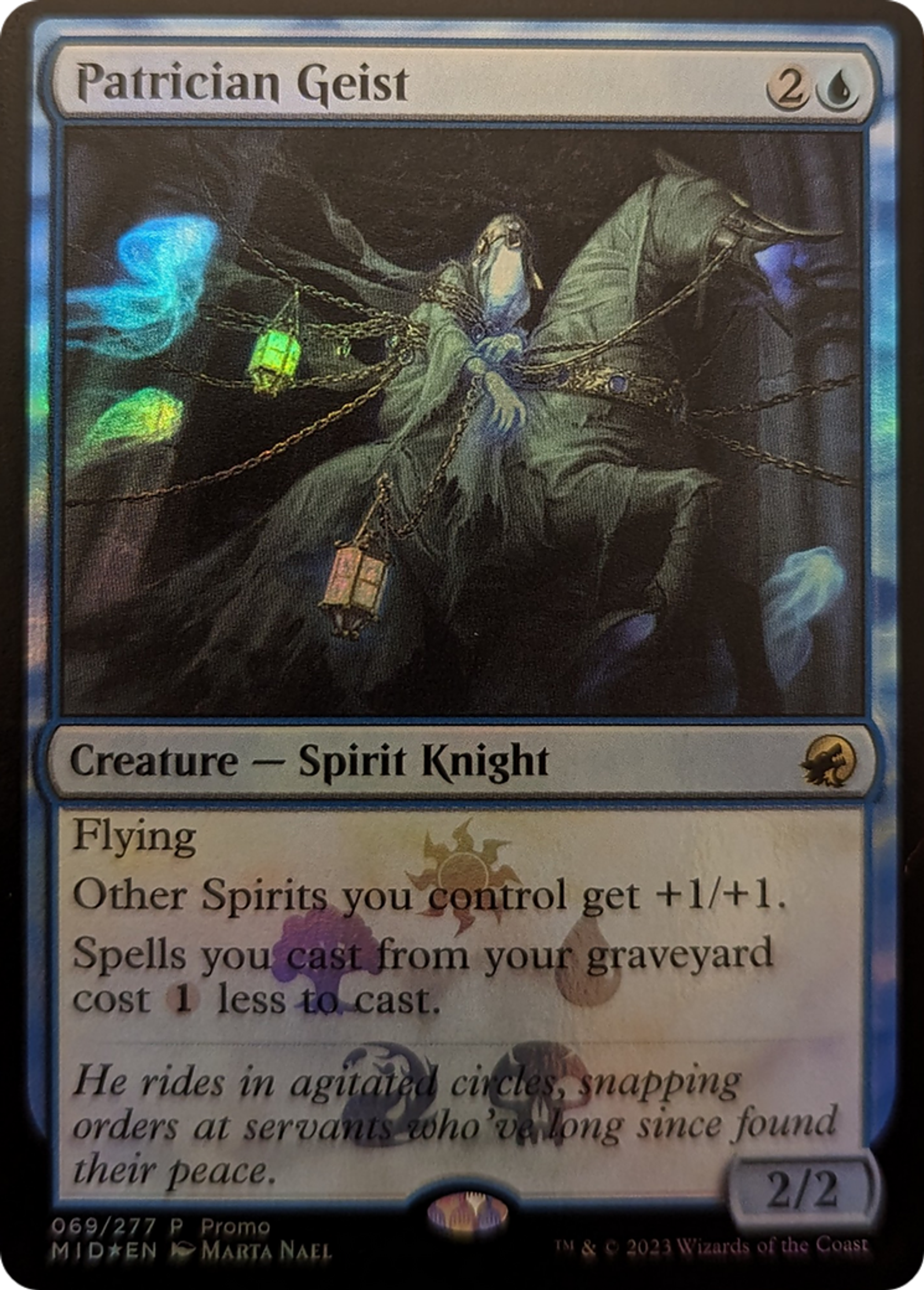 Patrician Geist — Innistrad: Midnight Hunt Promos — Magic: The Gathering