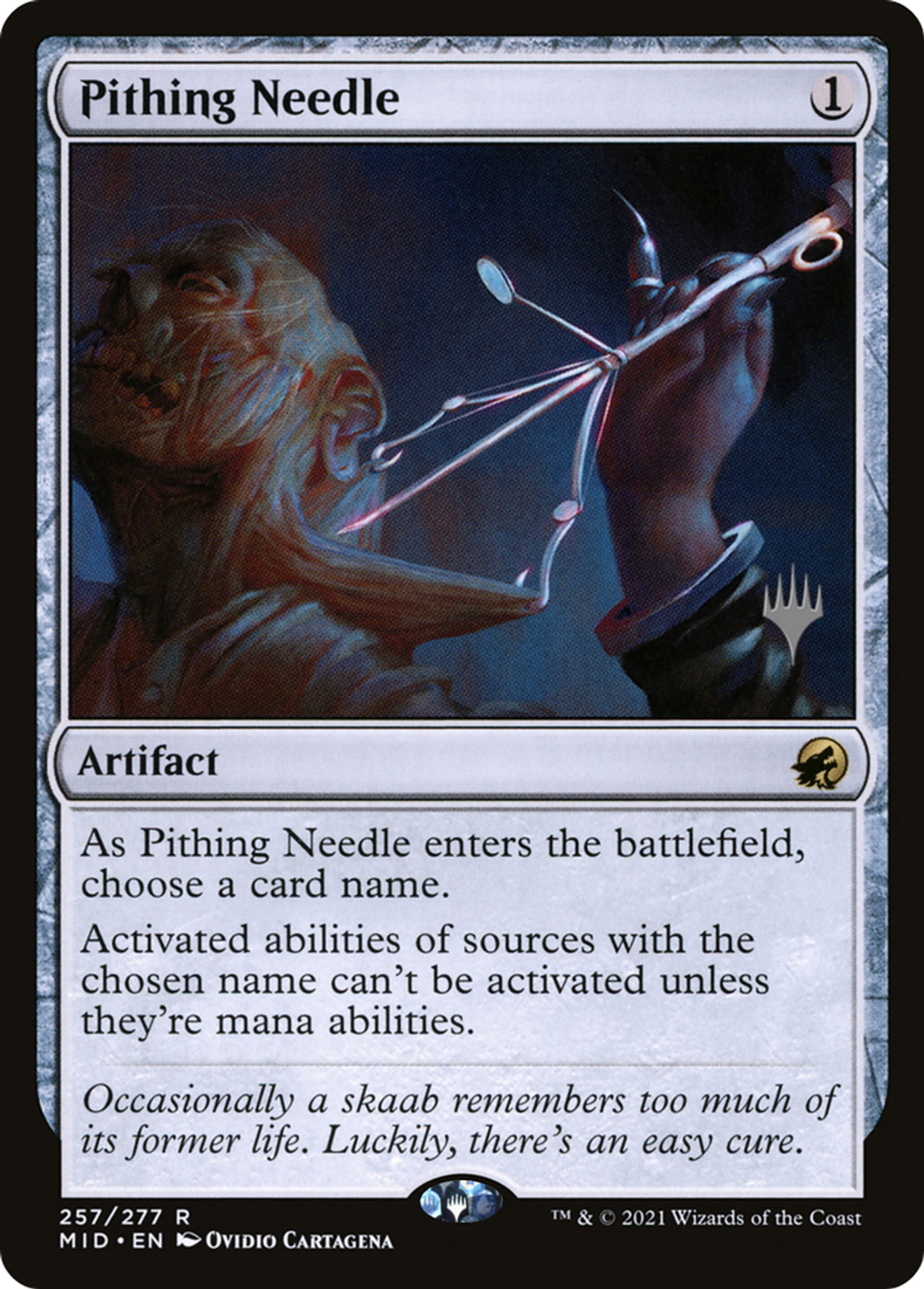 Pithing Needle — Innistrad: Midnight Hunt Promos — Magic: The Gathering