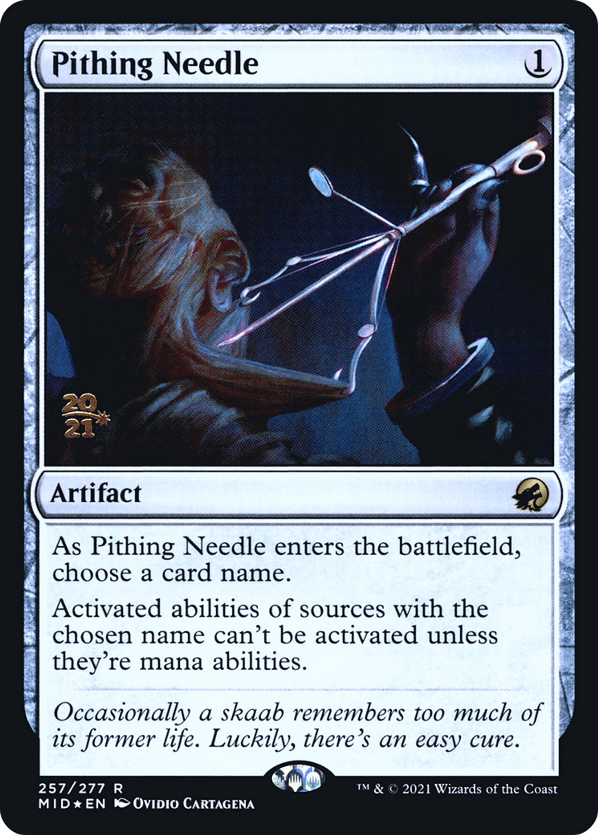 Pithing Needle — Innistrad: Midnight Hunt Promos — Magic: The Gathering
