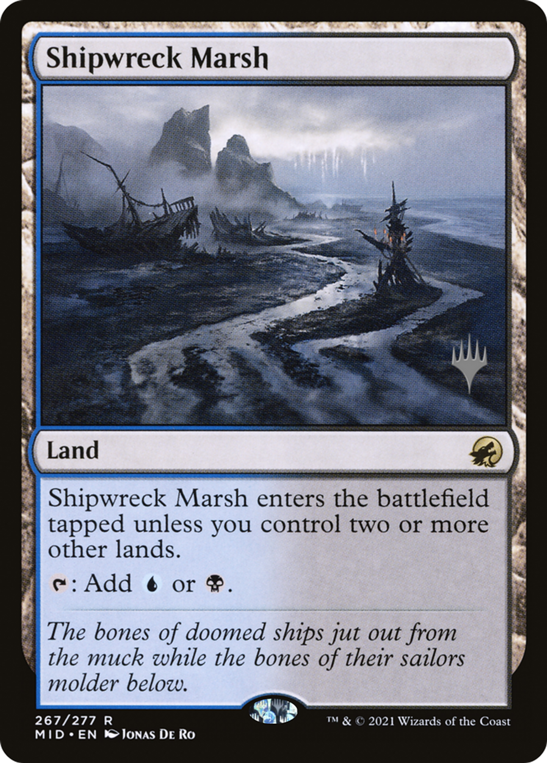 Shipwreck Marsh — Innistrad: Midnight Hunt Promos — Magic: The Gathering