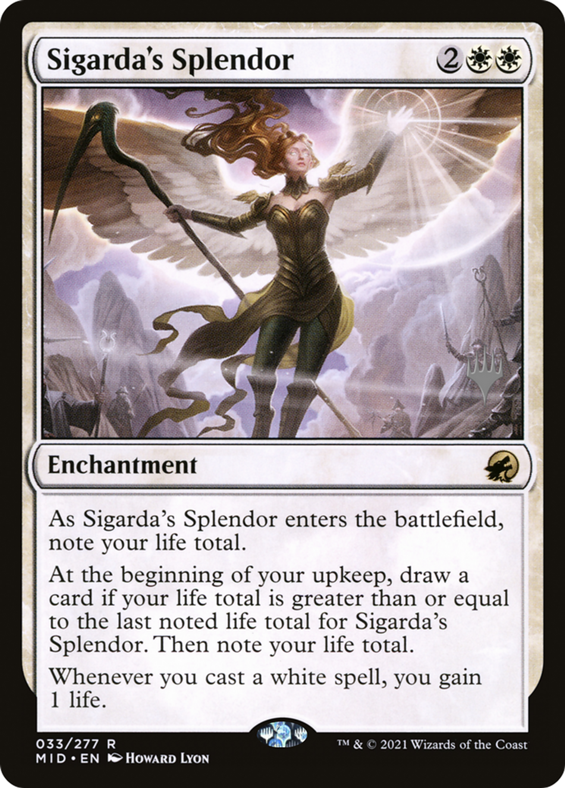 Sigarda's Splendor — Innistrad: Midnight Hunt Promos — Magic: The Gathering