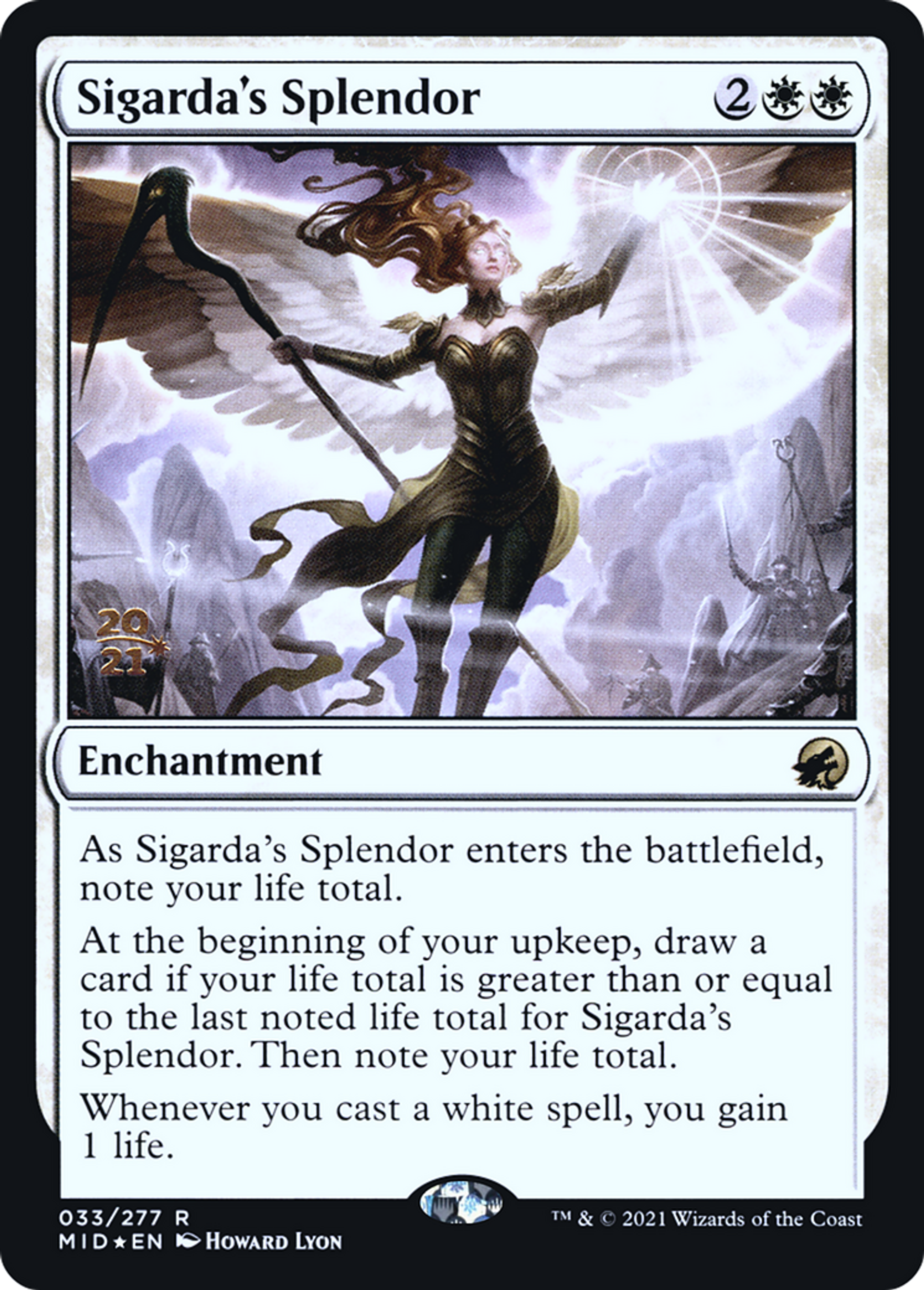 Sigarda's Splendor — Innistrad: Midnight Hunt Promos — Magic: The Gathering